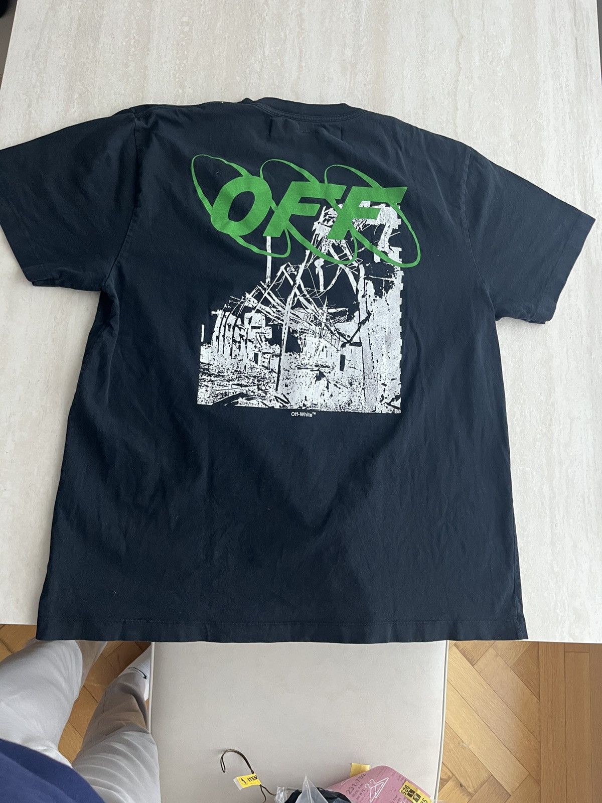 Off-White Off White Ruined Factory T Shirt Size US L / EU 52-54 / 3 - 2 Thumbnail