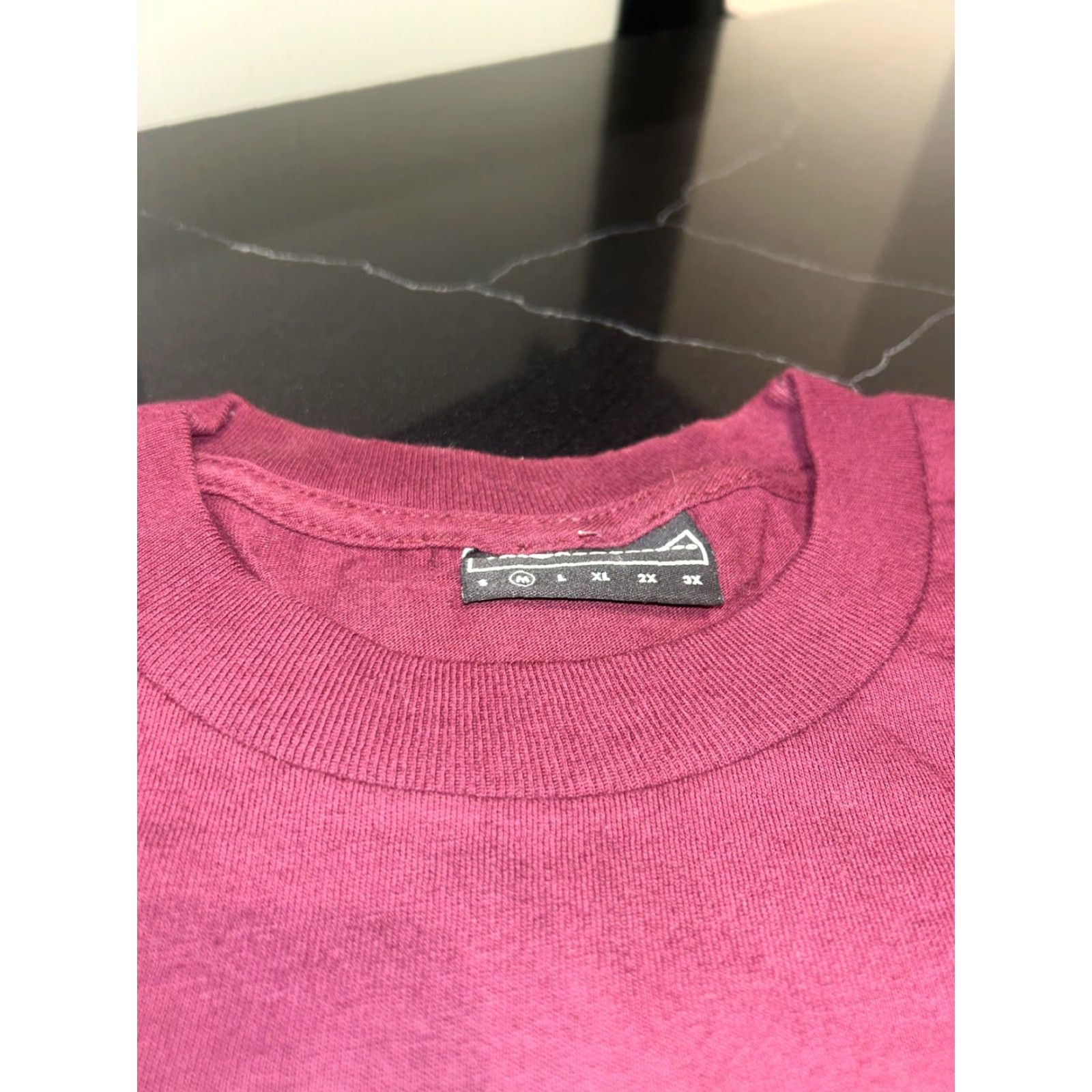 The Hundreds The Hundreds Burgundy Slant Print Logo Tee T-Shirt Men Small Red Logo Short Sleeve Crew Neck Regular Fit Size US S / EU 44-46 / 1 - 4 Thumbnail