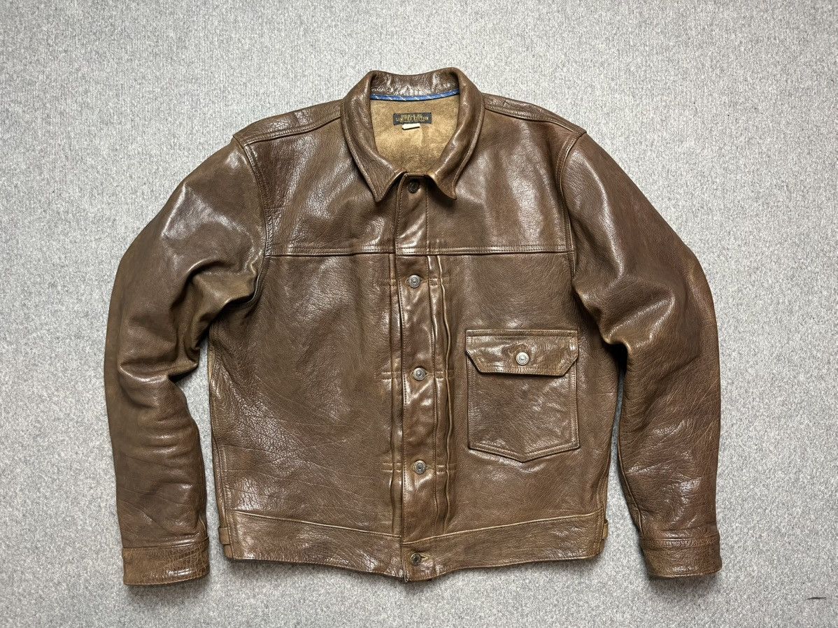 Rrl limited edition leather jacket shop