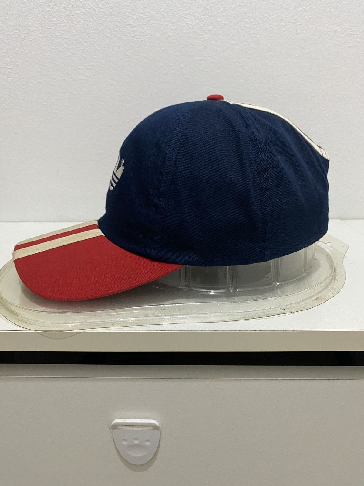 Adidas Vintage 90s Adidas Trefoil Three Stripe Hats SnapBack Size ONE SIZE - 2 Thumbnail