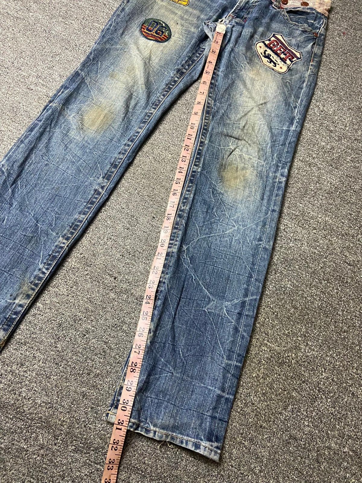 Japanese Brand Japanese Brand Patchwork Denim Jeans (151) Size US 32 / EU 48 - 7 Thumbnail