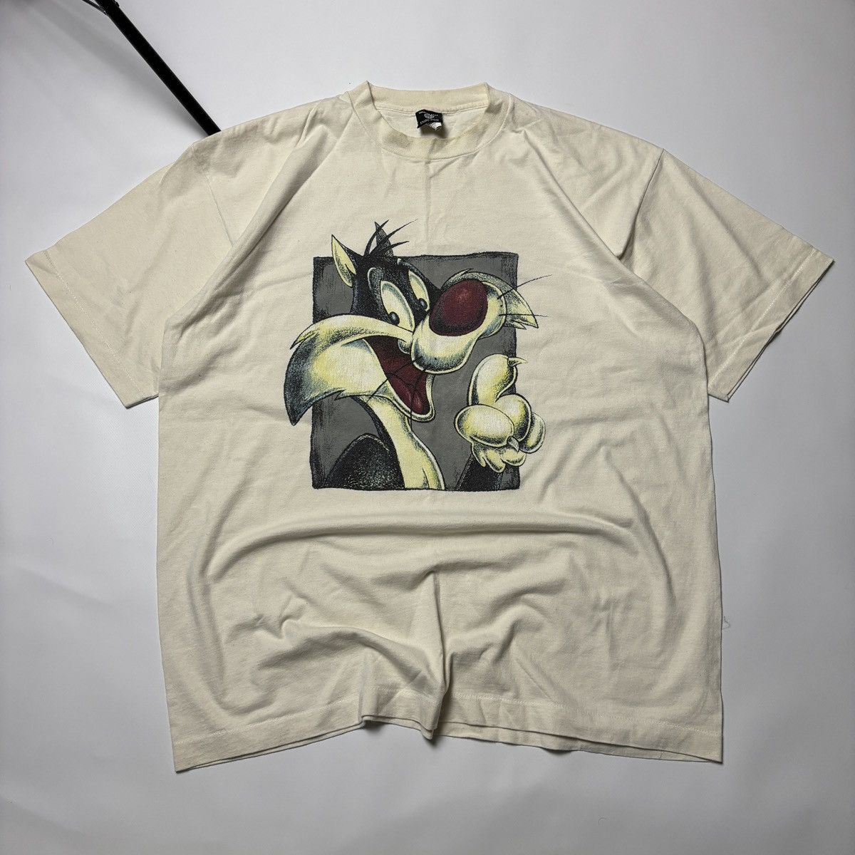 Cartoon Network × Vintage VINTAGE 1995 LOONEY TUNES SYLVESTER THE CAT T-SHIRT Size US L / EU 52-54 / 3 - 1 Thumbnail
