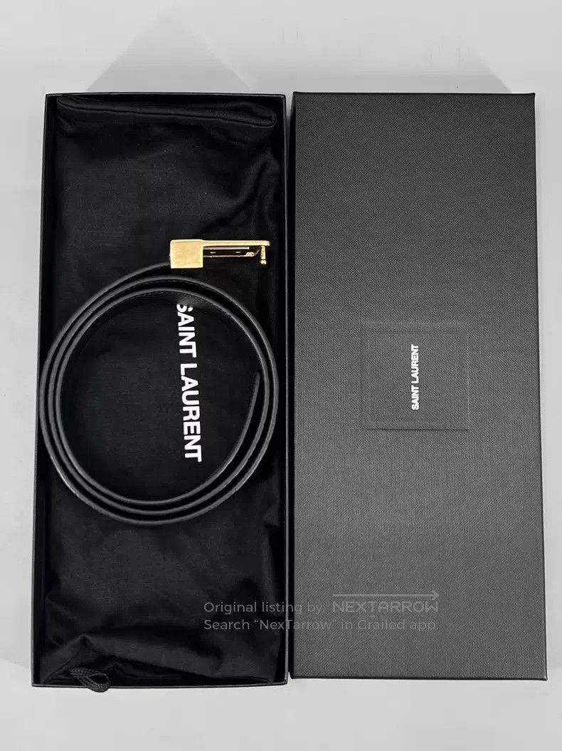 Saint Laurent Paris Saint Laurent Paris Belt i Size ONE SIZE - 5 Thumbnail