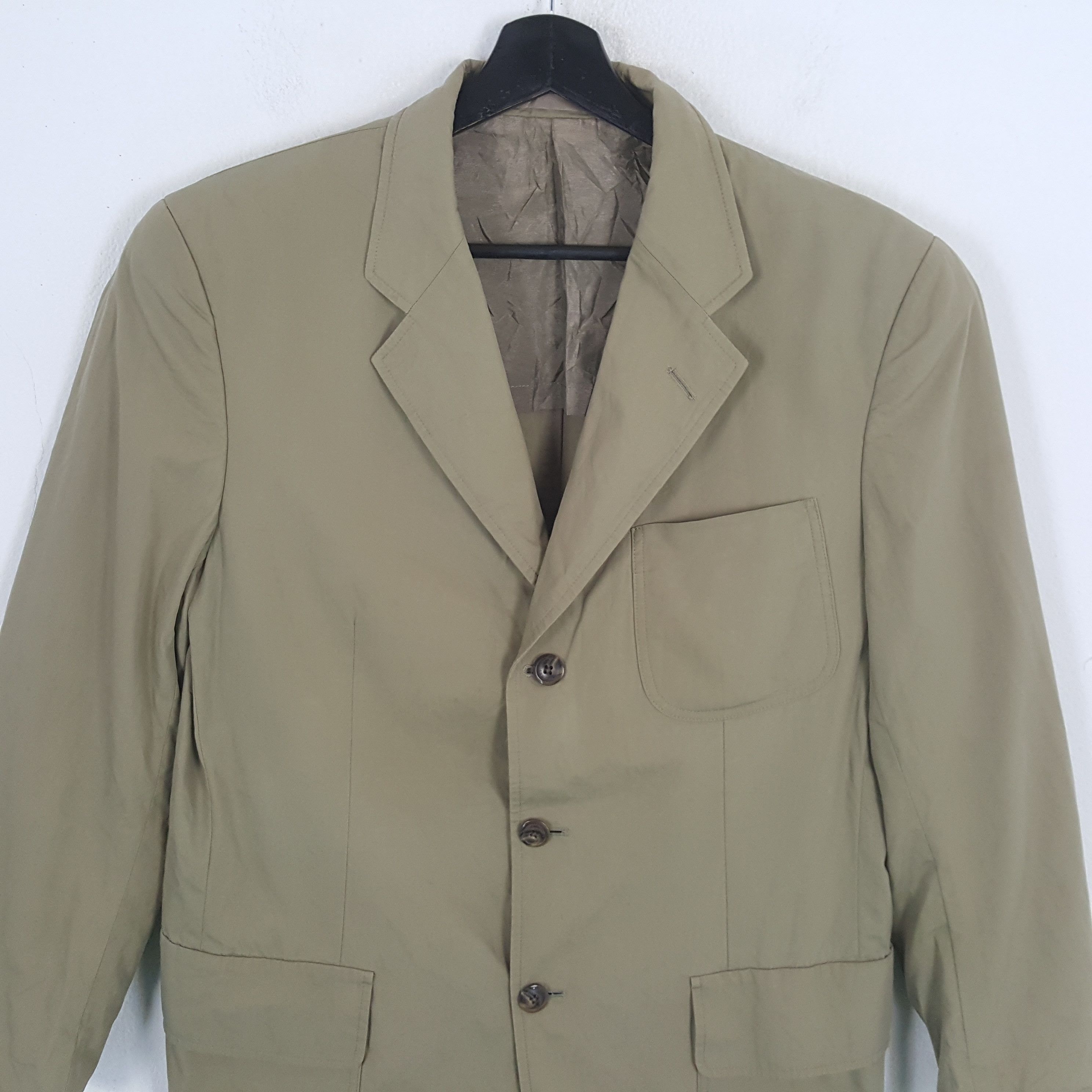 Burberry × Vintage BURBERRY LONDON Fashion Brand Custom Art Blazer Size 36R - 4 Thumbnail