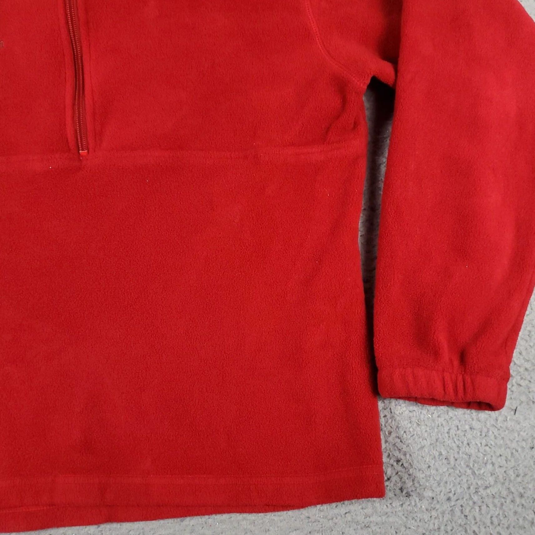 Vintage Columbia Mens Large Red Fleece 1/4 Zip Up Pullover Sweatshirt Sweater Size US L / EU 52-54 / 3 - 5 Thumbnail