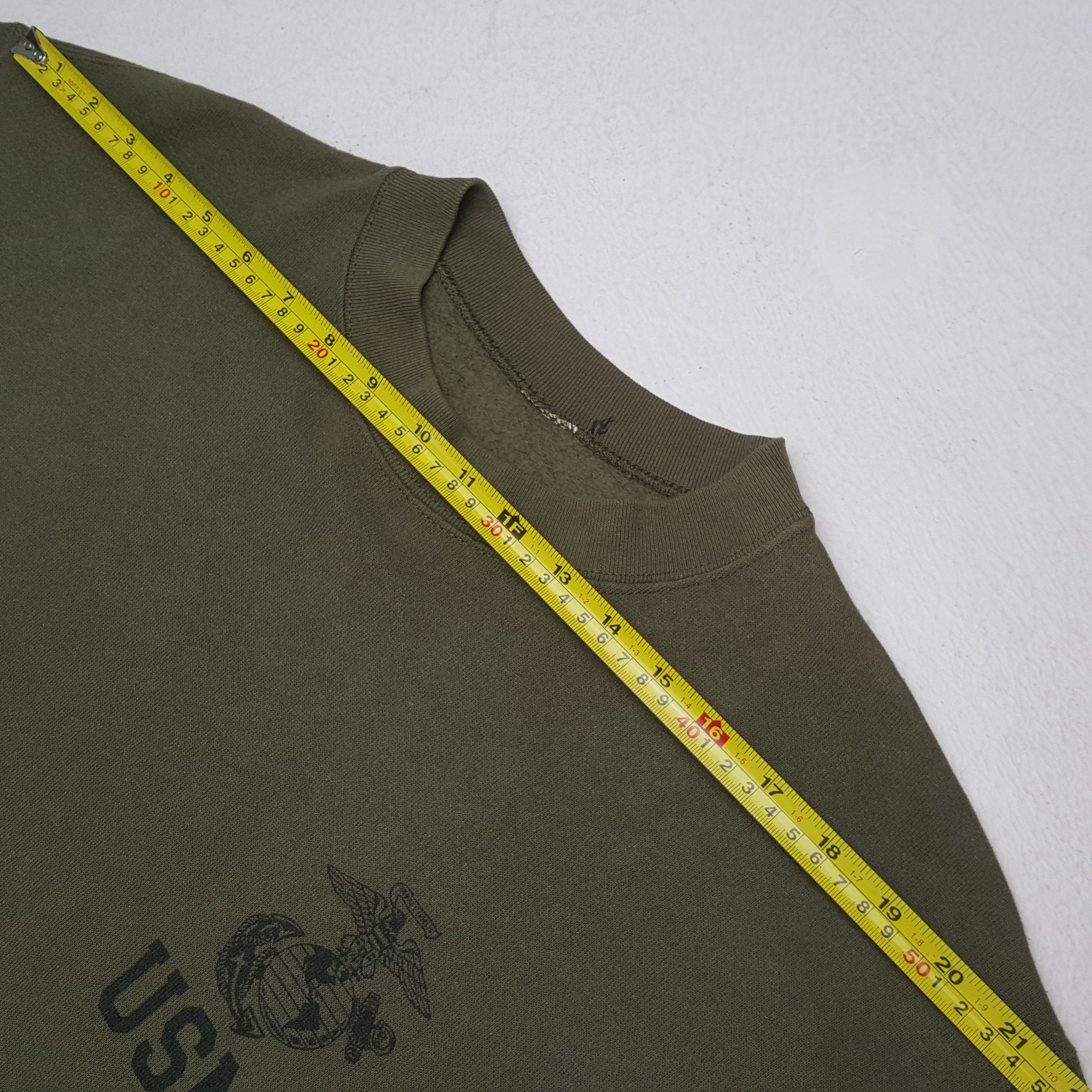Vintage Vintage 90's USMC Marine American Military Sweatshirt RR9 Size US M / EU 48-50 / 2 - 5 Thumbnail