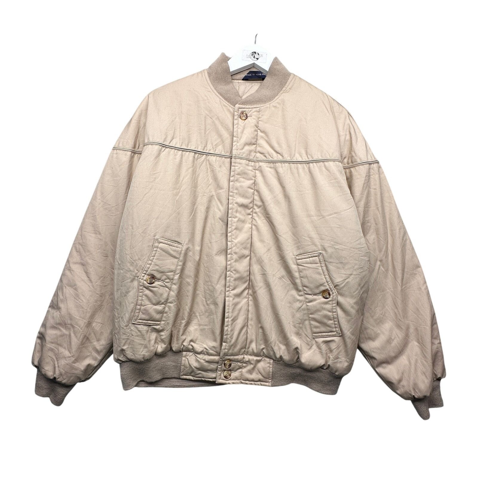 Van Heusen Vintage 90s Van Heusen Quilt Lined Bomber Jacket Mens Large Size US L / EU 52-54 / 3 - 1 Thumbnail