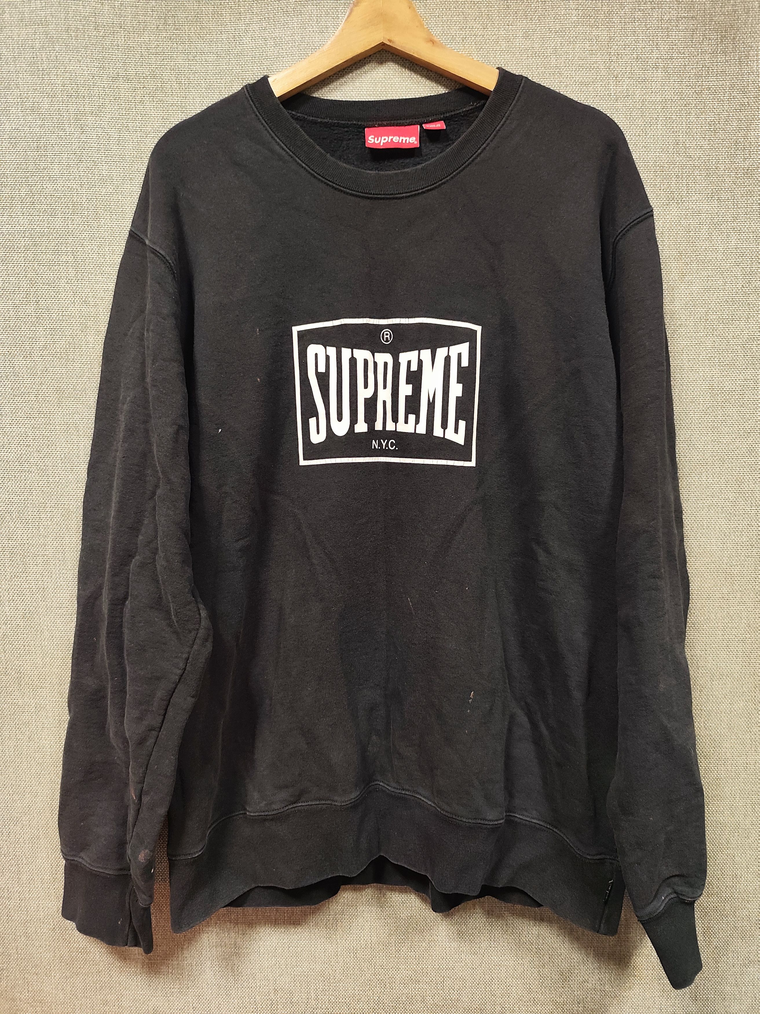 Supreme Supreme Warm Up Crewneck paint spllater Size US XL / EU 56 / 4 - 1 Thumbnail