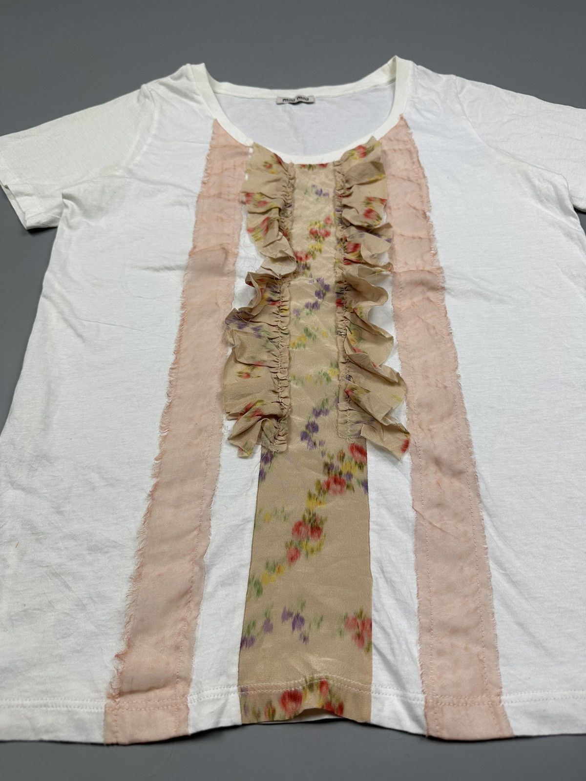 Miu Miu Miu Miu Tee Size XS / US 0-2 / IT 36-38 - 4 Thumbnail