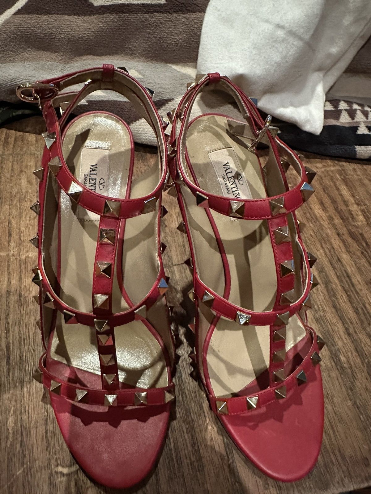 Valentino Valentino Rockstud Heels Size US 8 / IT 38 - 6 Thumbnail