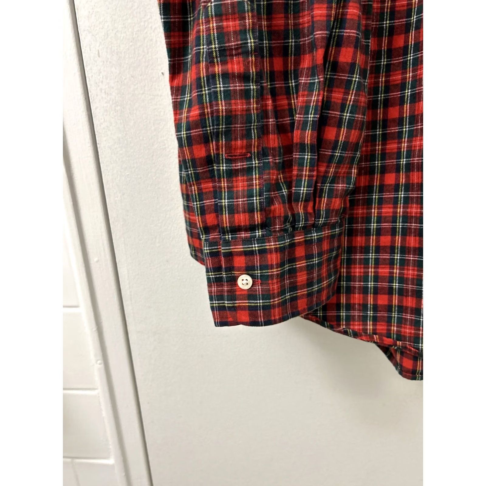 Polo Ralph Lauren Polo Ralph Lauren Estate Sport Shirt Mens 2XL Red Plaid Button-Up Long Sleeve Cotton Casual Shirt Mens Size US XXL / EU 58 / 5 - 4 Thumbnail