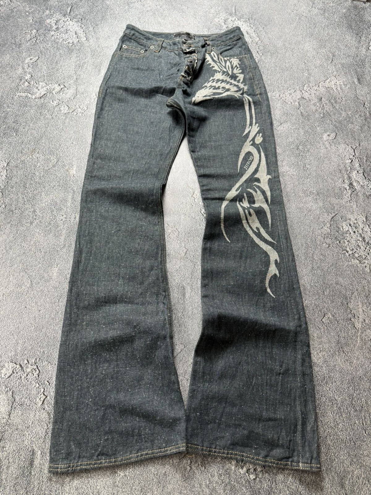 Jitrois Jitrois Phoenix Femme Aigle Women Eagle Bootcut Jeans pants Size 27" / US 4 / IT 40 - 1 Thumbnail
