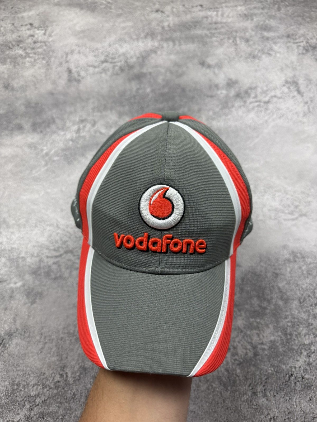 Malcolm McLaren Vintage Vodafone McLaren Mercedes F1 Racing Cap Hat MP4-27 Size ONE SIZE - 4 Thumbnail