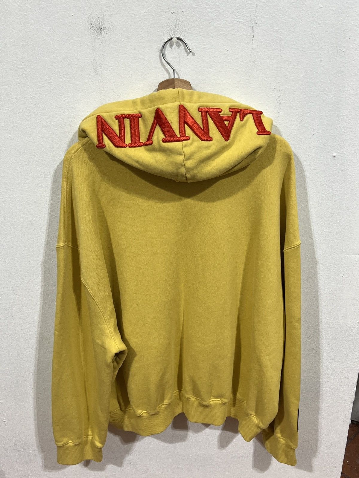 Lanvin Lanvin Yellow/Red Logo Hoodie Size US M / EU 48-50 / 2 - 5 Thumbnail