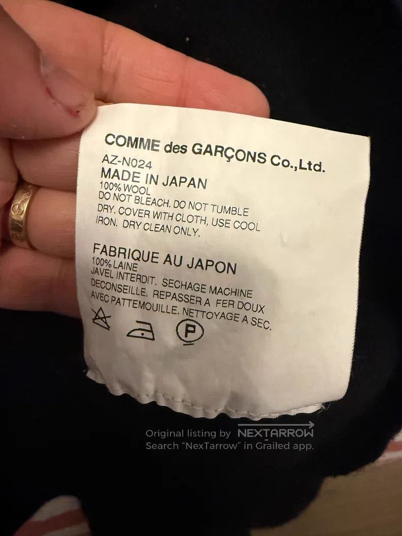 Comme des Garcons Comme des Garcons Black Wool Cardigan Size US M / EU 48-50 / 2 - 5 Thumbnail