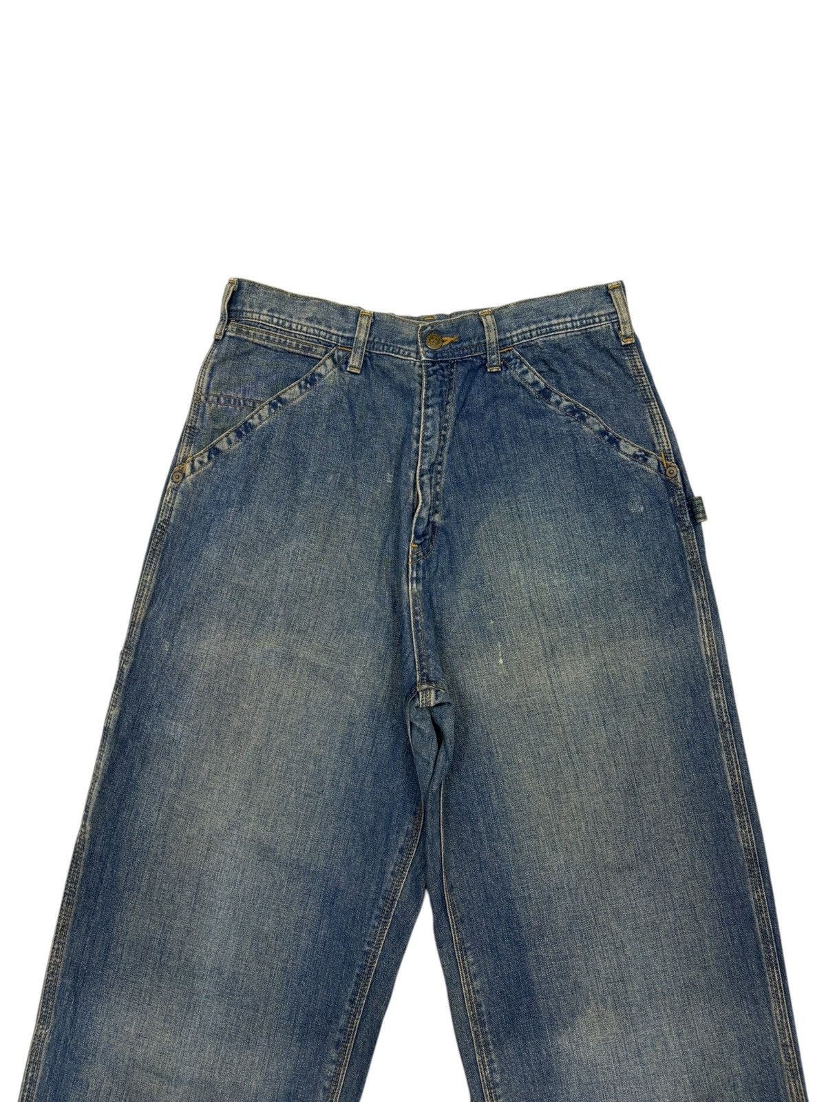 Undercover LIGHTNING BOLT BAGGY CARPENTER DENIM JEANS Size US 32 / EU 48 - 6 Thumbnail
