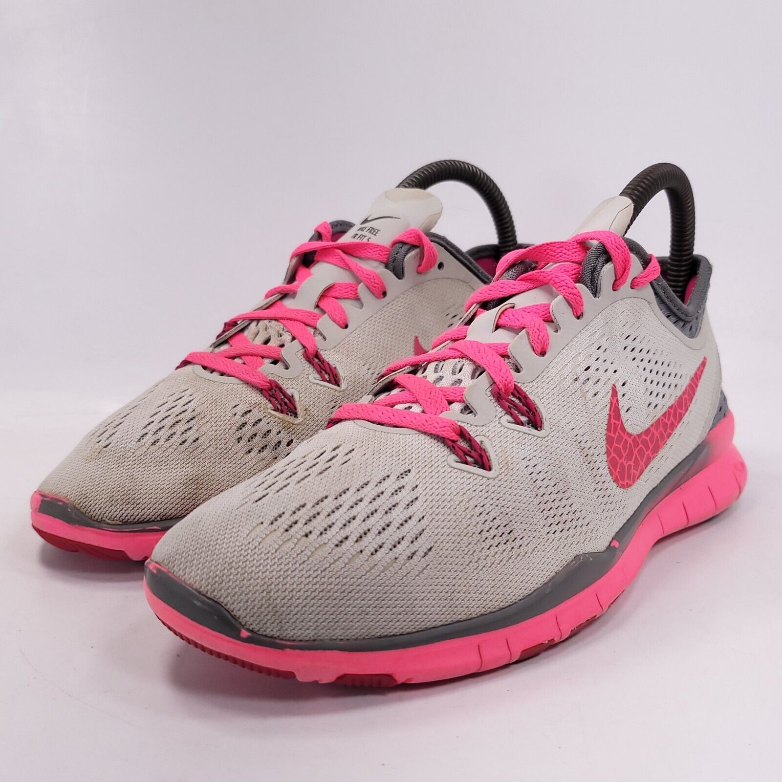 Nike Nike Free TR Fit 5 Shoe Womens Size 6.5 718932-004 Gray Pink Size US 6.5 / IT 36.5 - 1 Thumbnail