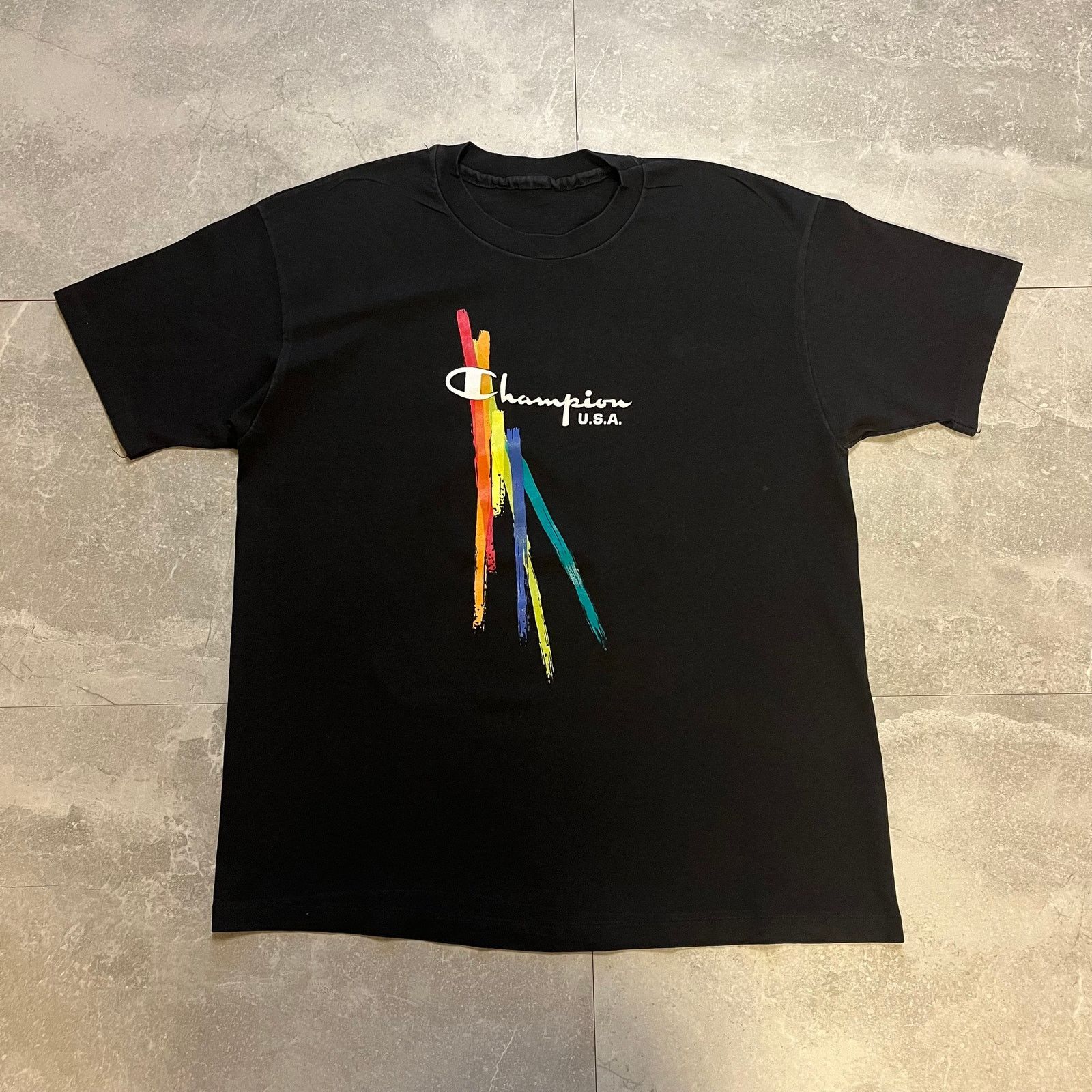 Champion Vintage Champion Slash Graphic T-Shirt – Size X-Large Size US XL / EU 56 / 4 - 1 Thumbnail