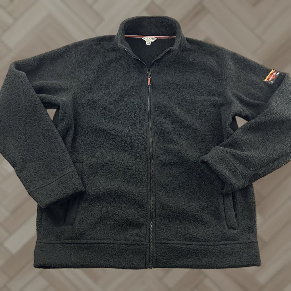 Orvis Orvis Fleece Jacket Full Zip Men's Medium Black Size US M / EU 48-50 / 2 - 1 Thumbnail