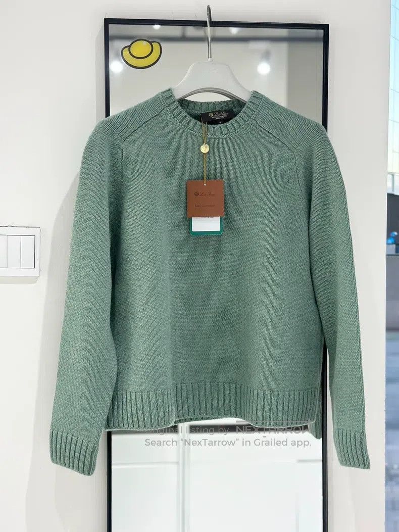 Loro Piana Loro Piana Grey linen knitted cardigan Size S / US 4 / IT 40 - 1 Thumbnail