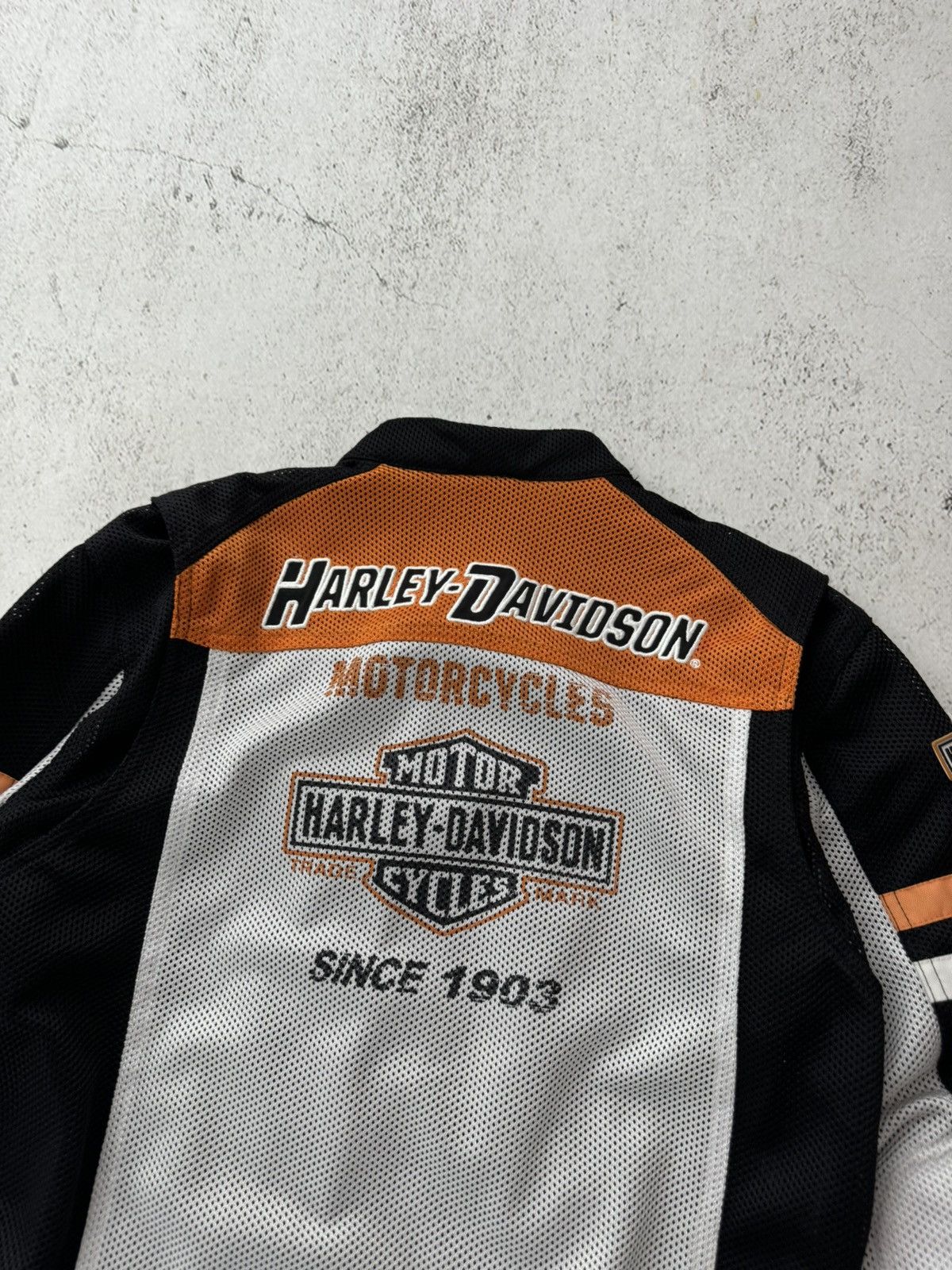 Harley Davidson × Marlboro Harley Davidson HD Vintage Riding Gear Bike Bomber Jacket Size US M / EU 48-50 / 2 - 14 Thumbnail