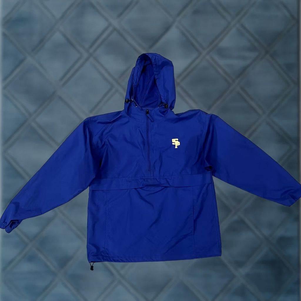 Champion Champion Mens Windbreaker Jacket Athletic Blue Softshell Zip Jogger Size M Size US M / EU 48-50 / 2 - 1 Thumbnail