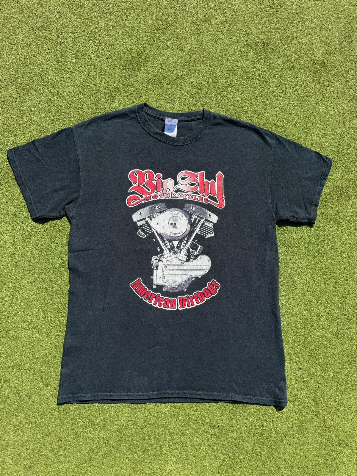 Rap Tees Big Sky Motorcycles Vintage Bitch Face Rock Band T-Shirt Size US L / EU 52-54 / 3 - 3 Thumbnail