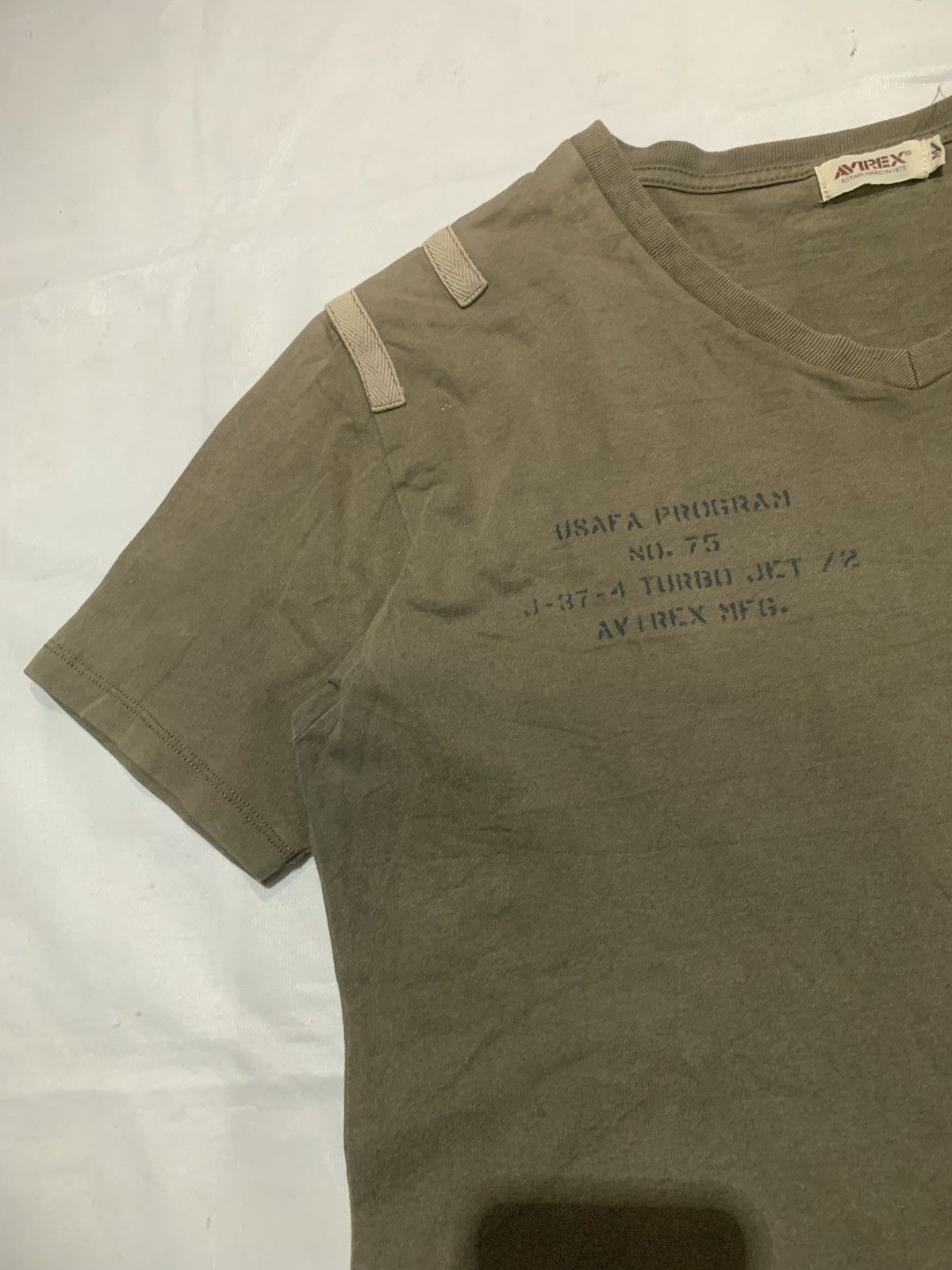 Avirex × Marithe + Francois Girbaud Vintage Avirex Pocket Patch Poem Tee Shirt Size US M / EU 48-50 / 2 - 3 Thumbnail