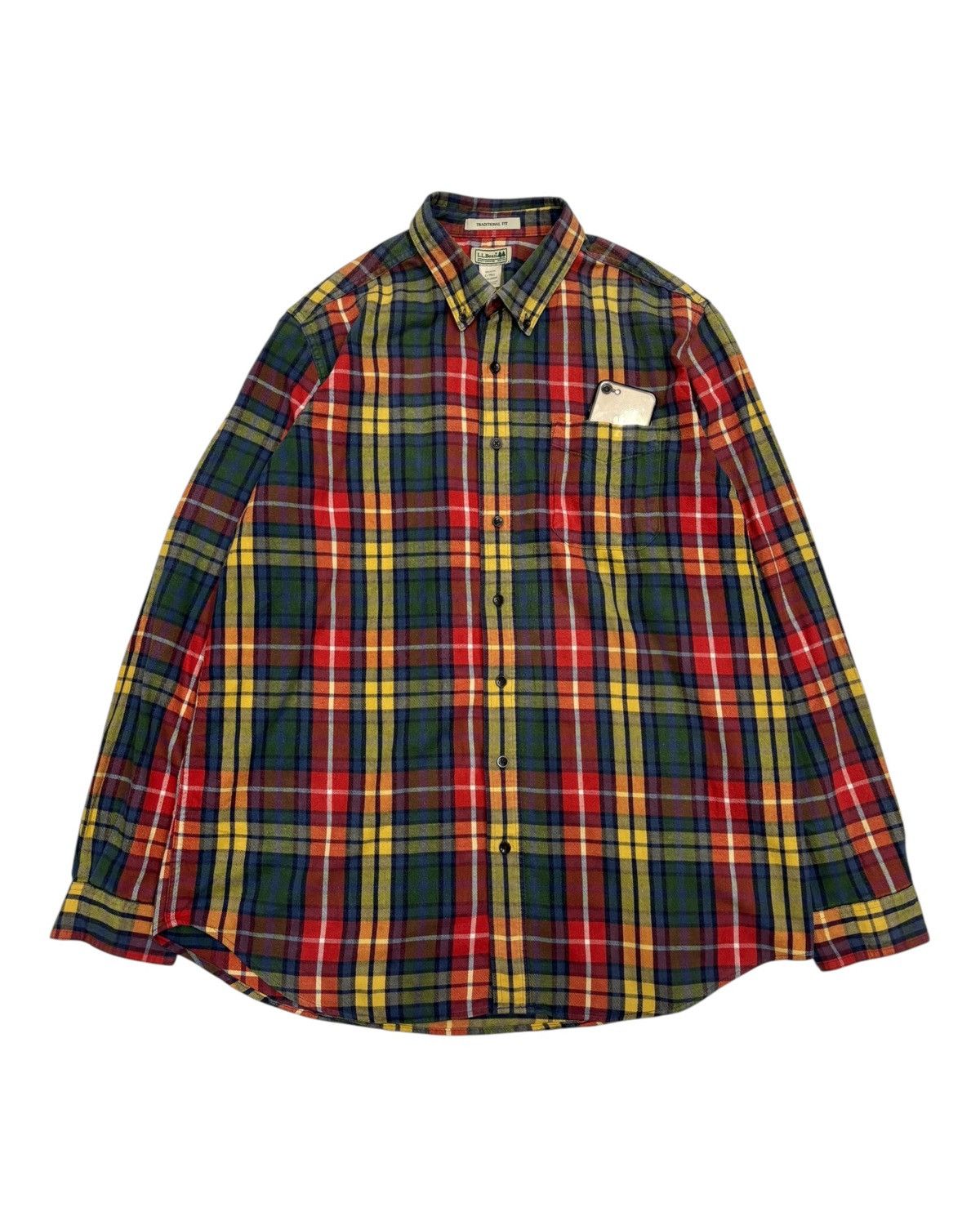 L.L. Bean ❤️‍🔥L.L. BEAN CHECKERED FLANNEL BUTTON SHIRT Size US L / EU 52-54 / 3 - 1 Thumbnail