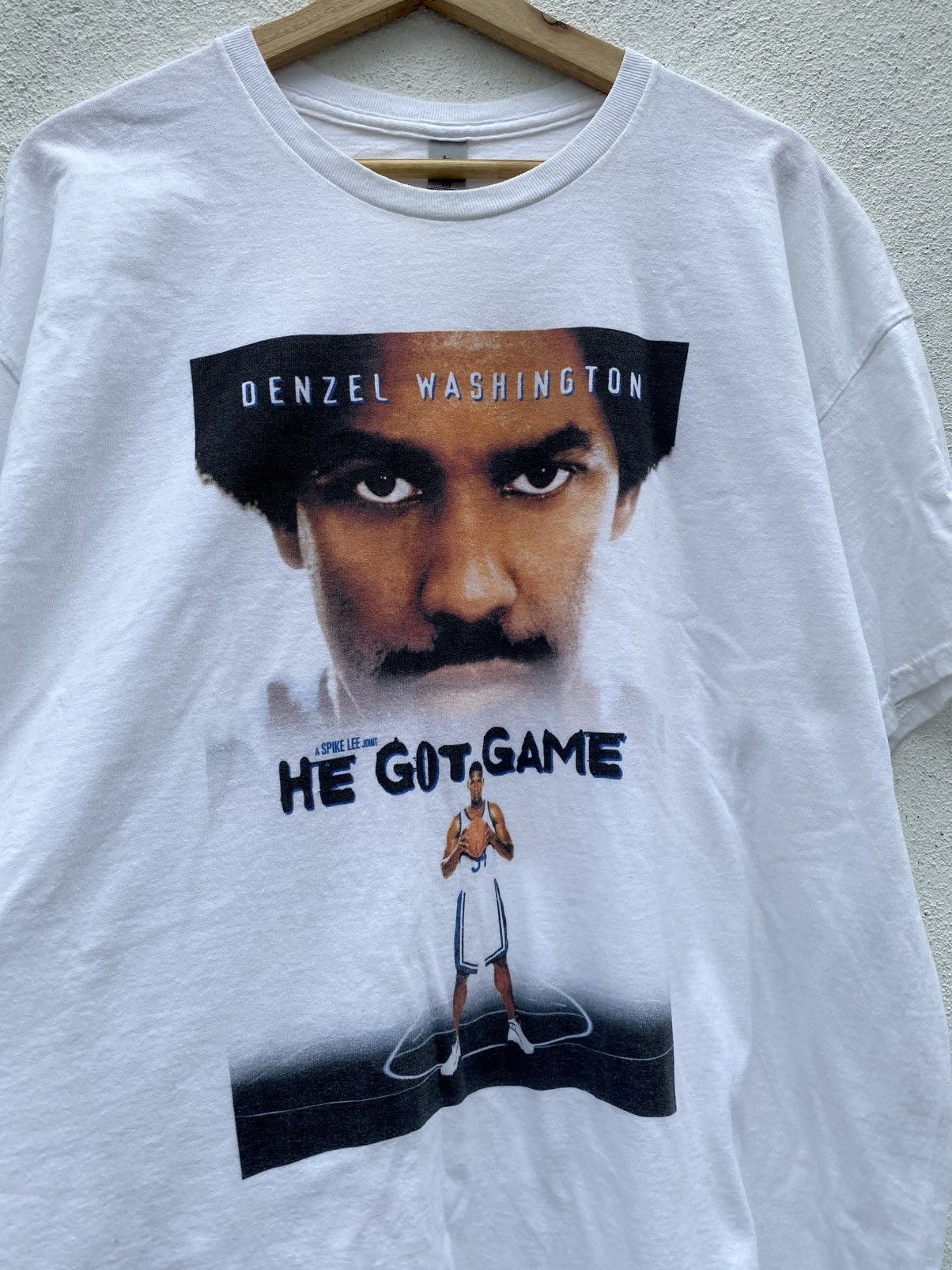 Vintage Movie Denzel Washington He Got Game Size US XL / EU 56 / 4 - 4 Thumbnail
