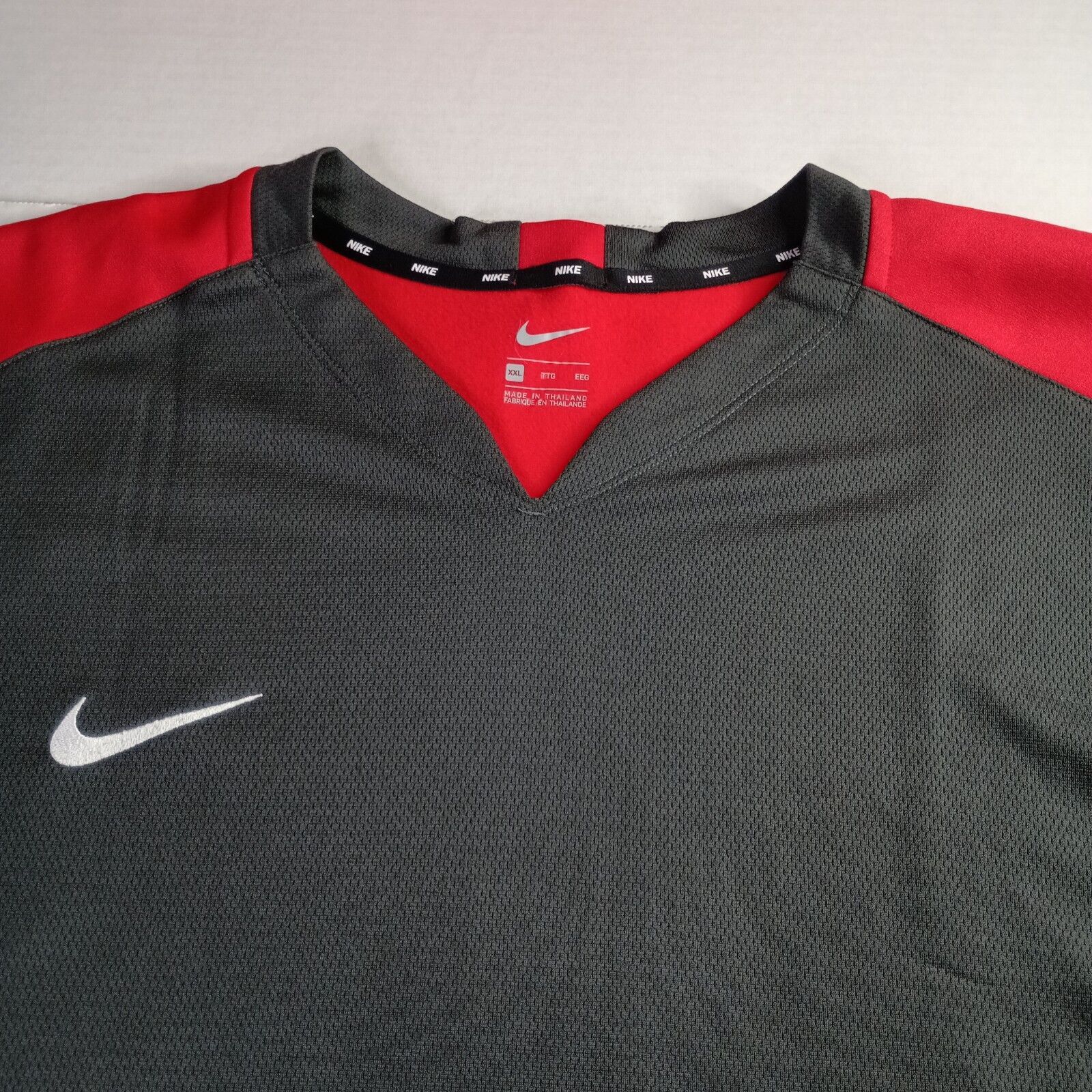 Nike Nike Baseball BP Anthracite Crew Pullover Men's 2XL Red Gray Size US XXL / EU 58 / 5 - 4 Thumbnail