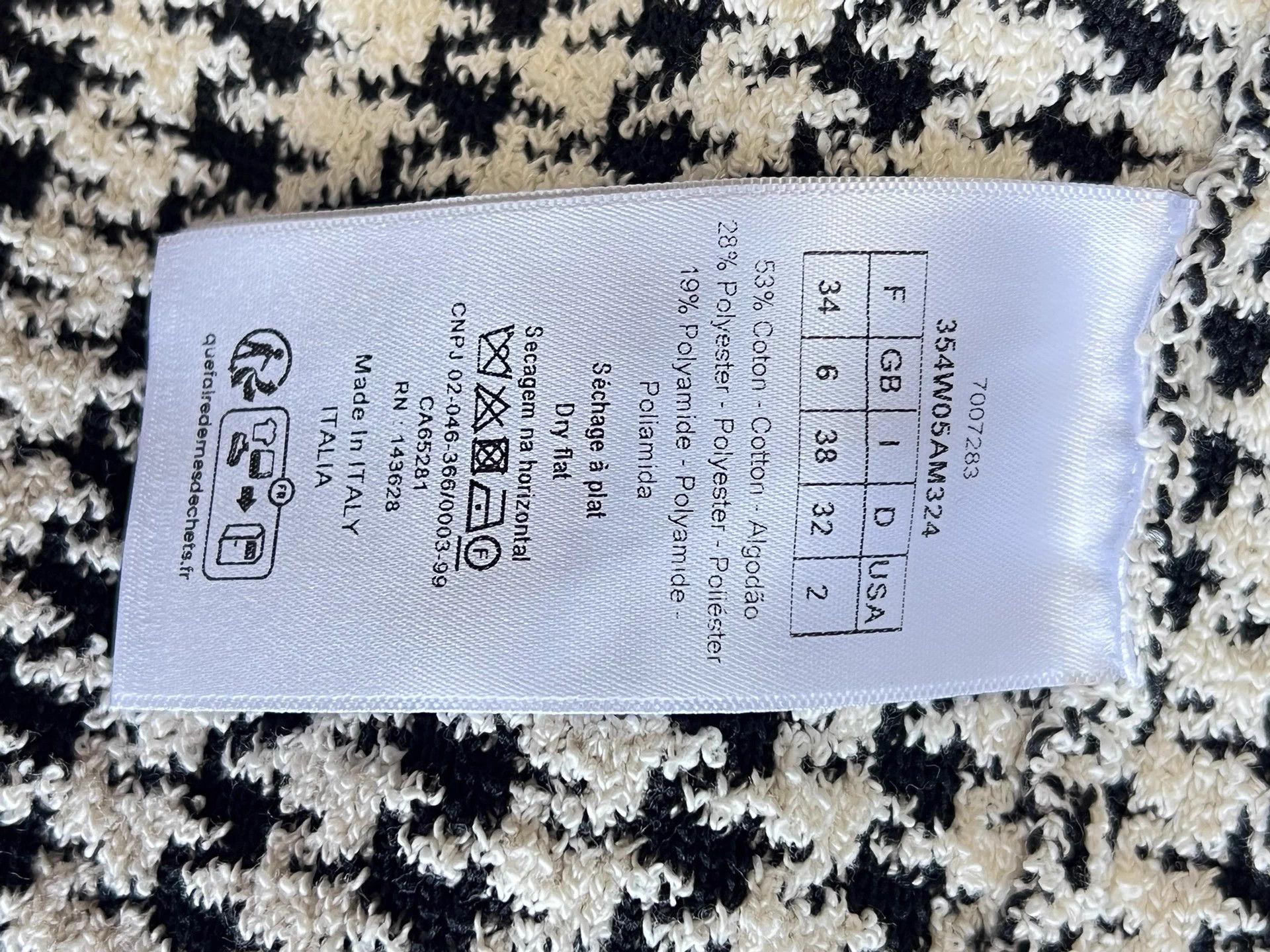 Dior Dior houndstooth knit two-piece black and white 34 Size XS / US 0-2 / IT 36-38 - 9 Thumbnail