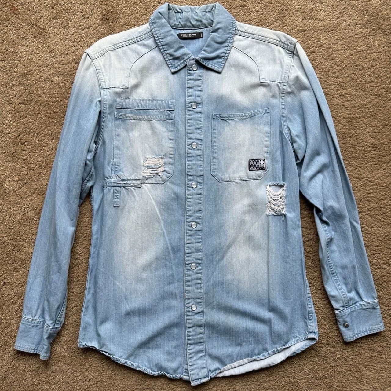 Pink Dolphin Pink Dolphin Button Down Pink Size US S / EU 44-46 / 1 - 1 Thumbnail