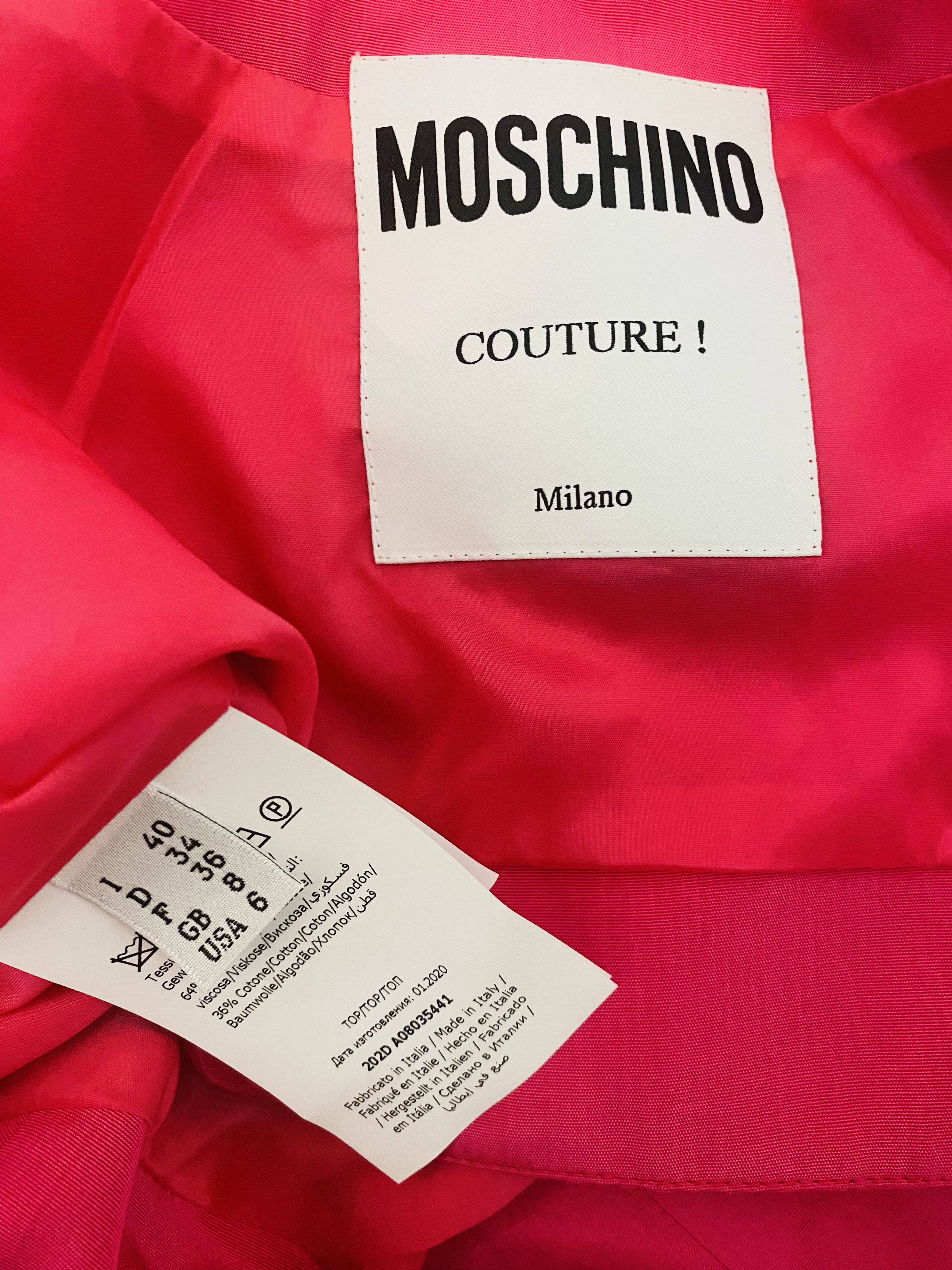 Moschino Moschino Couture Pink Small Pirate Top Corset Bustier Size S / US 4 / IT 40 - 9 Thumbnail