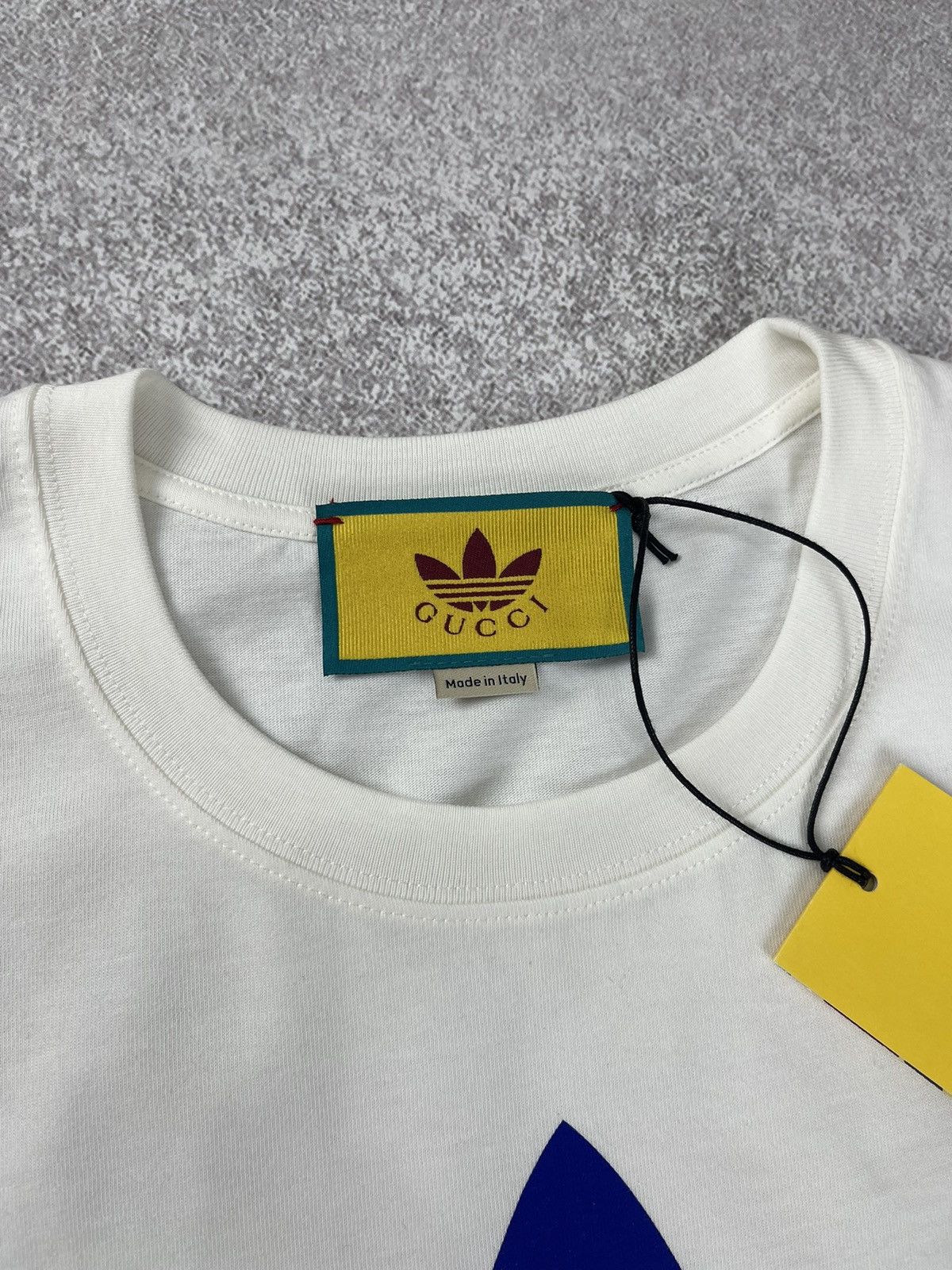 Adidas × Gucci Gucci x Adidas Cotton Jersey T-Shirt White Size US L / EU 52-54 / 3 - 6 Thumbnail