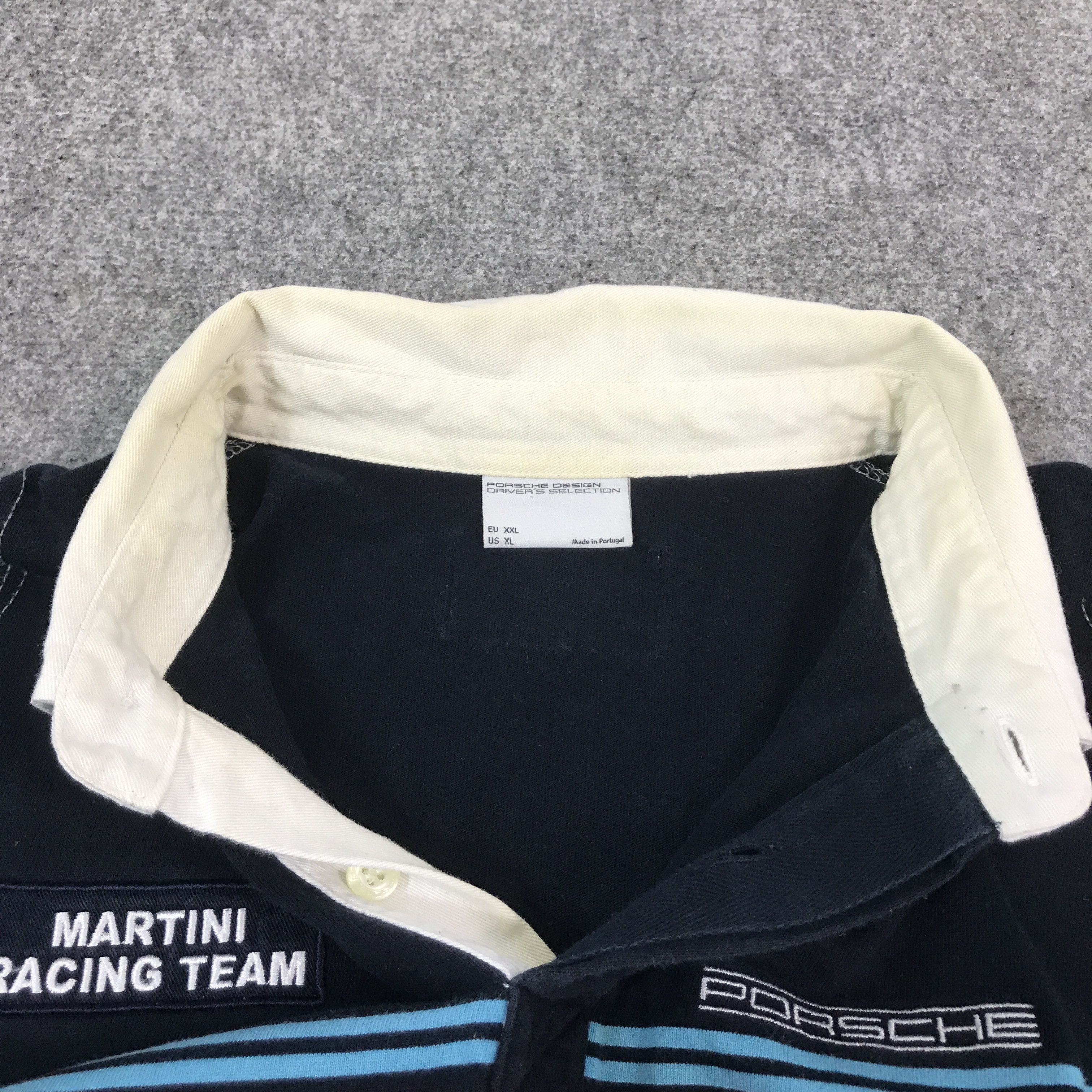Sports Specialties VTG PORSCHE MARTINI RACING TEAM POLO LONG SLEEVE TSHIRTS Size US XL / EU 56 / 4 - 7 Thumbnail