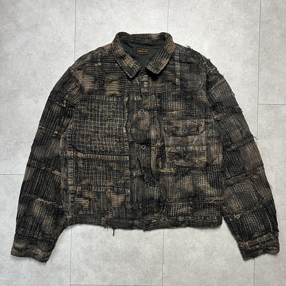 Kapital × Kapital Kountry Kapital Kountry BLACK BORO SPRING 1ST Denim Jacket Size US L / EU 52-54 / 3 - 2 Thumbnail