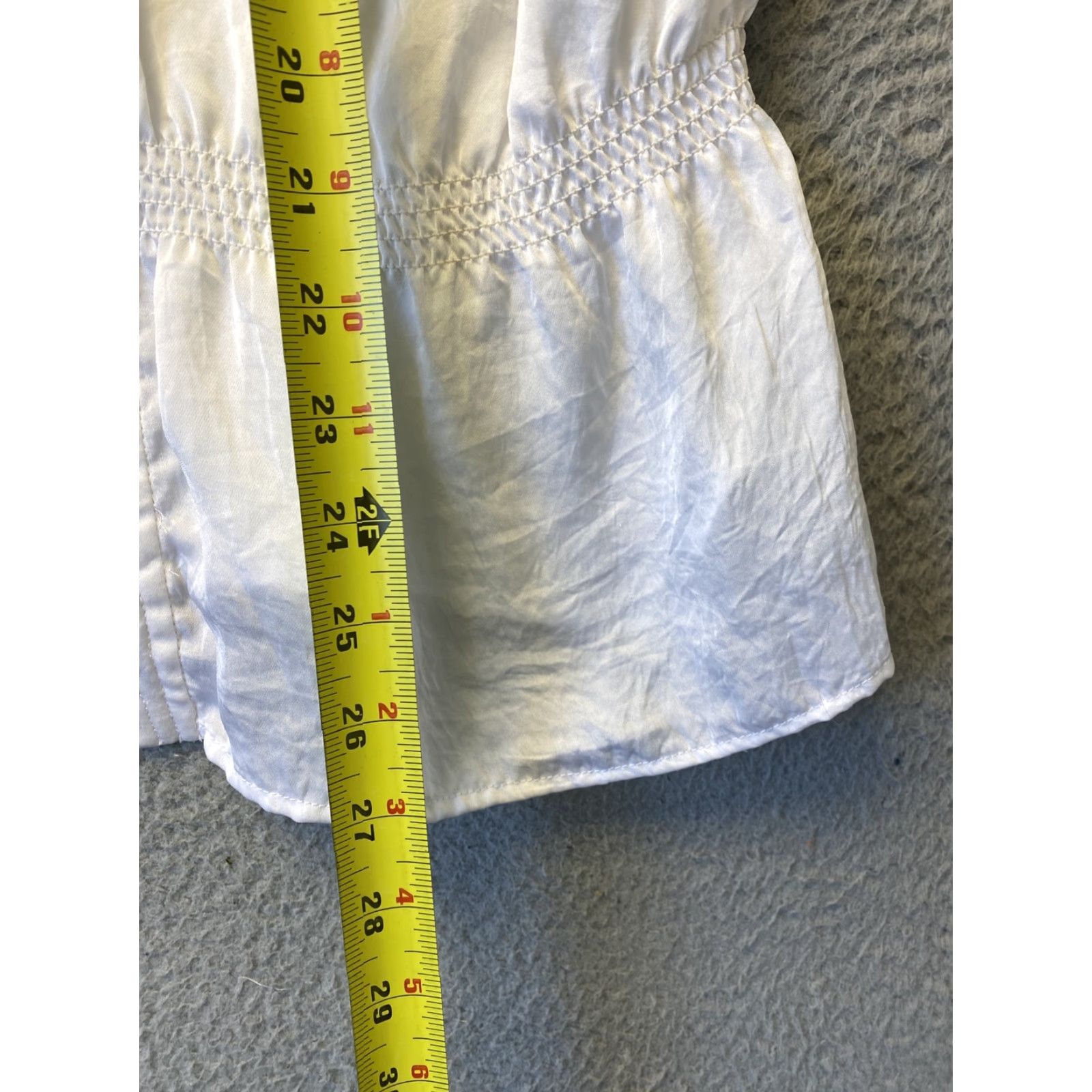 Michael Kors Michael Kors Blouse Sleeves White Front Zipper Pockets Size XL 54-54 Size S / US 4 / IT 40 - 6 Thumbnail