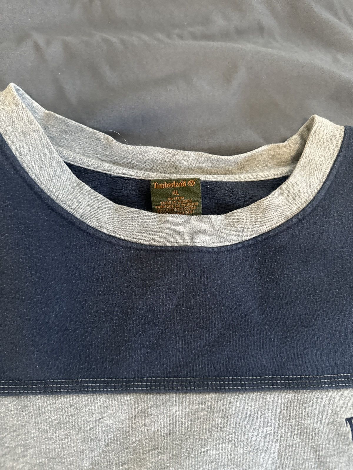 Timberland VINTAGE TIMBERLAND FADED WASHED EMBROIRED BOXY LOGO CREWNECK Size US XL / EU 56 / 4 - 3 Thumbnail