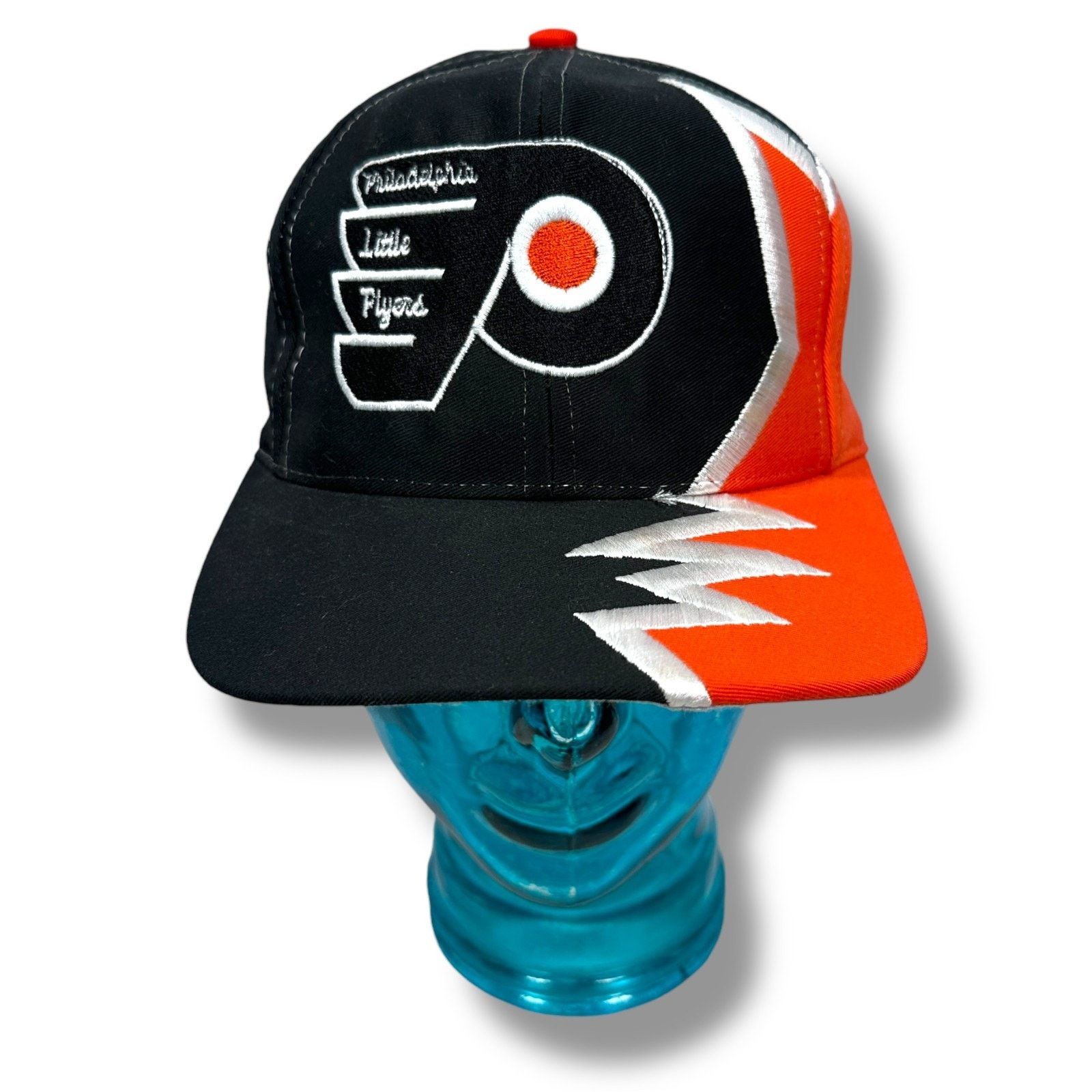 Other Vintage Kati Philadelphia Little Flyers Hat Orange Black 90s Size ONE SIZE - 1 Thumbnail