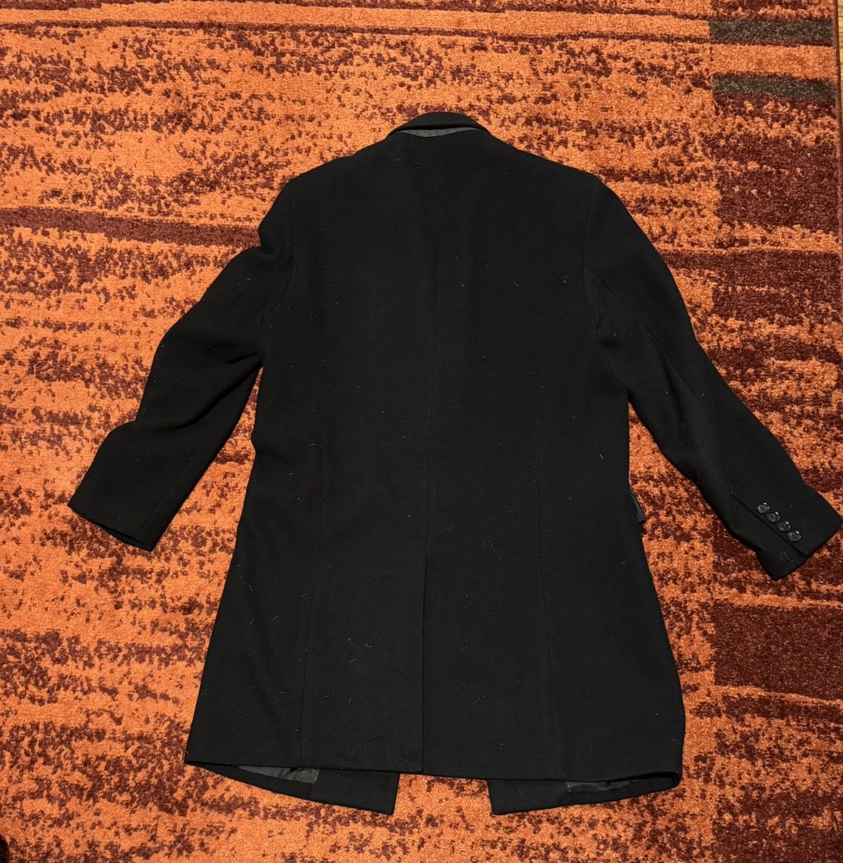 H&M Black wool peacoat overcoat Size US M / EU 48-50 / 2 - 3 Thumbnail