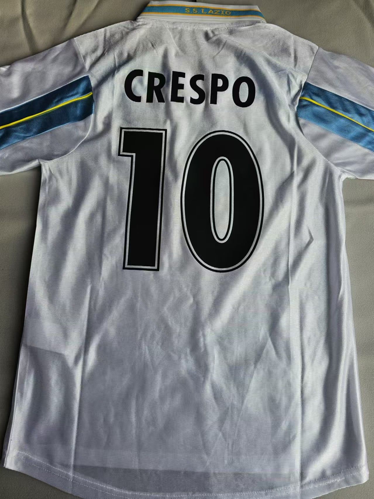 Other Vintage Lazio #10 Crespo Jersey Size US XL / EU 56 / 4 - 1 Thumbnail
