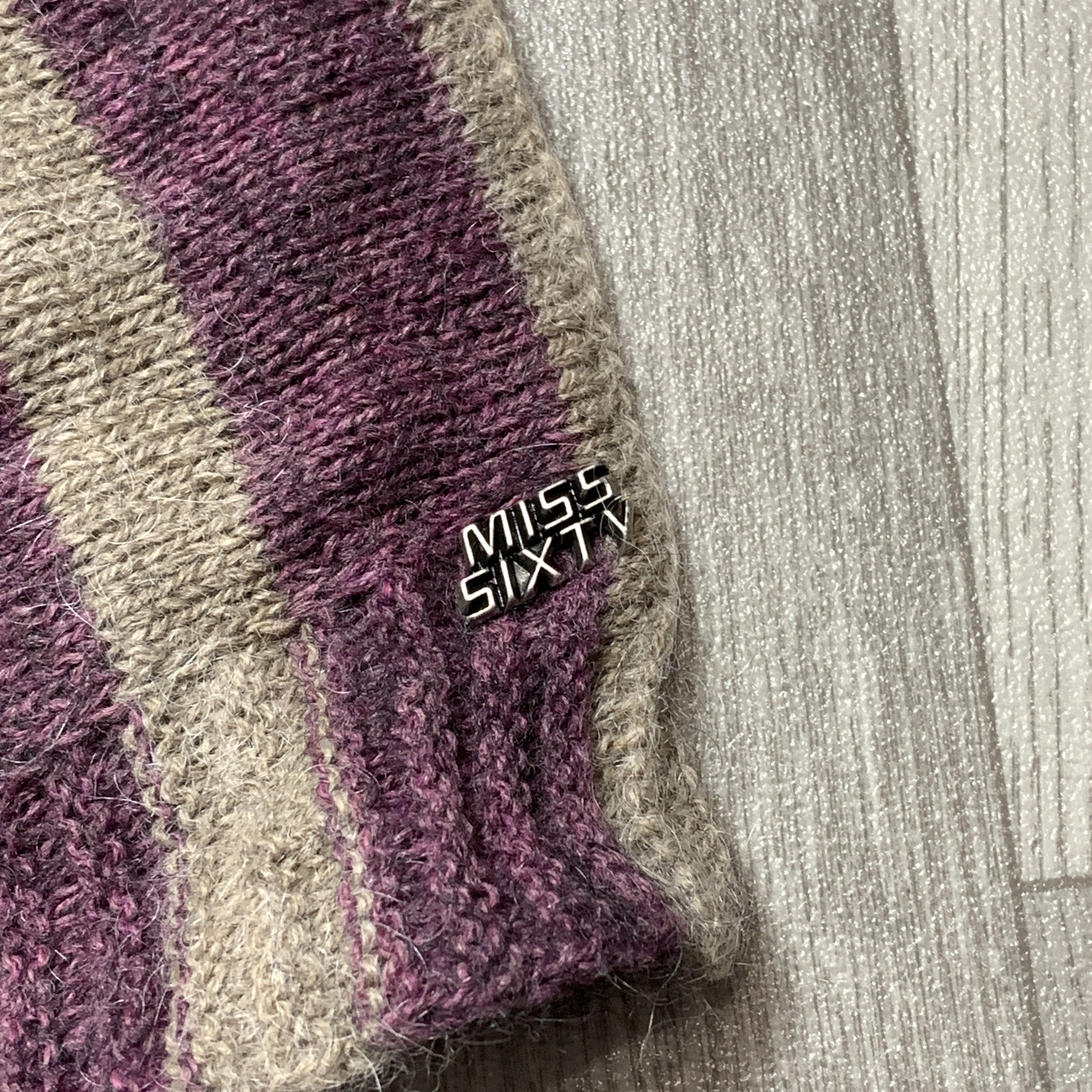 Miss Sixty Vintage Miss Sixty Y2K Knitted Midi Dress Striped Sweater Size M / US 6-8 / IT 42-44 - 5 Thumbnail