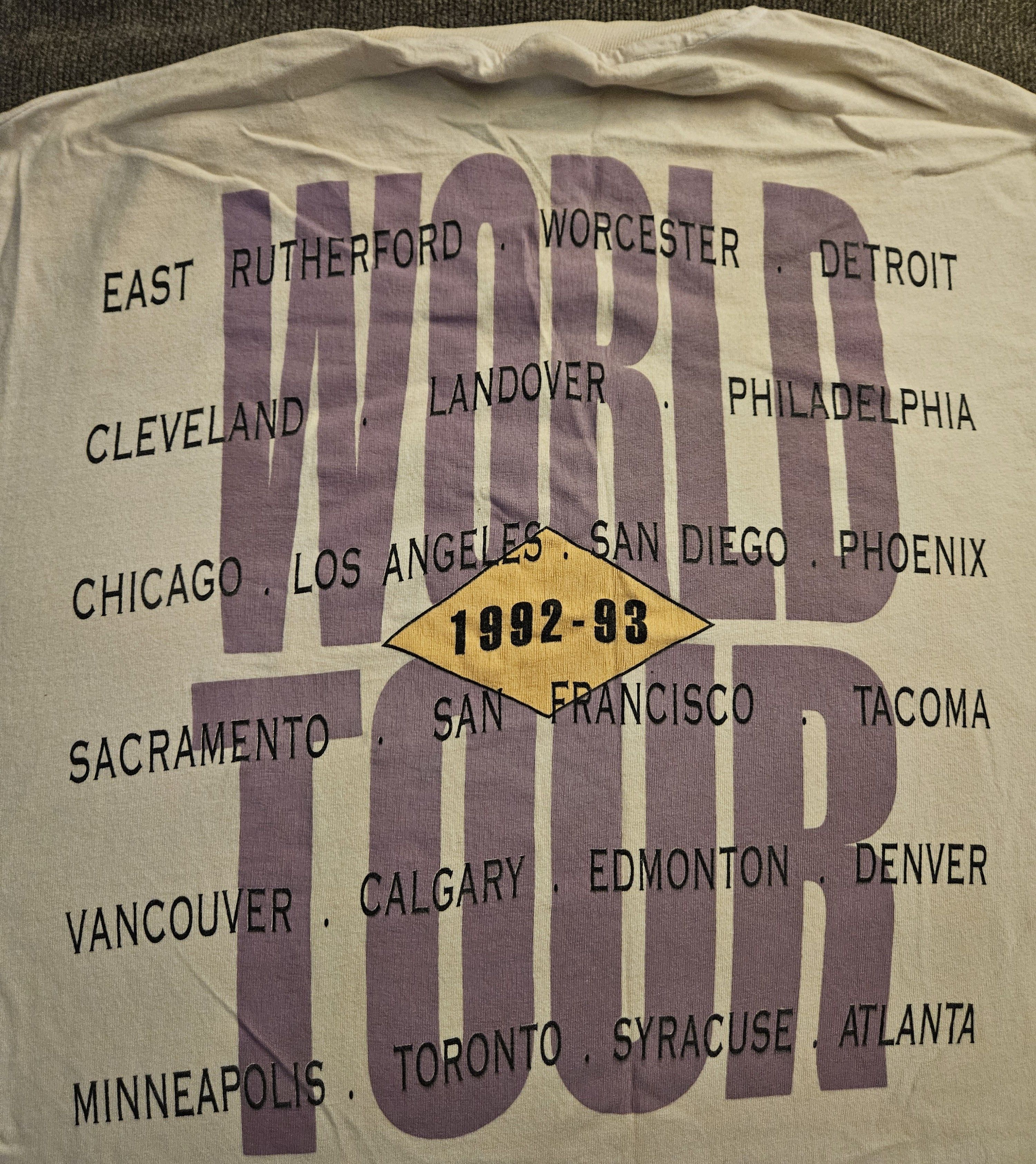 Hanes Vintage Bruce Springsteen Shirt XL 92 93 World Tour Concert Size US XL / EU 56 / 4 - 6 Thumbnail