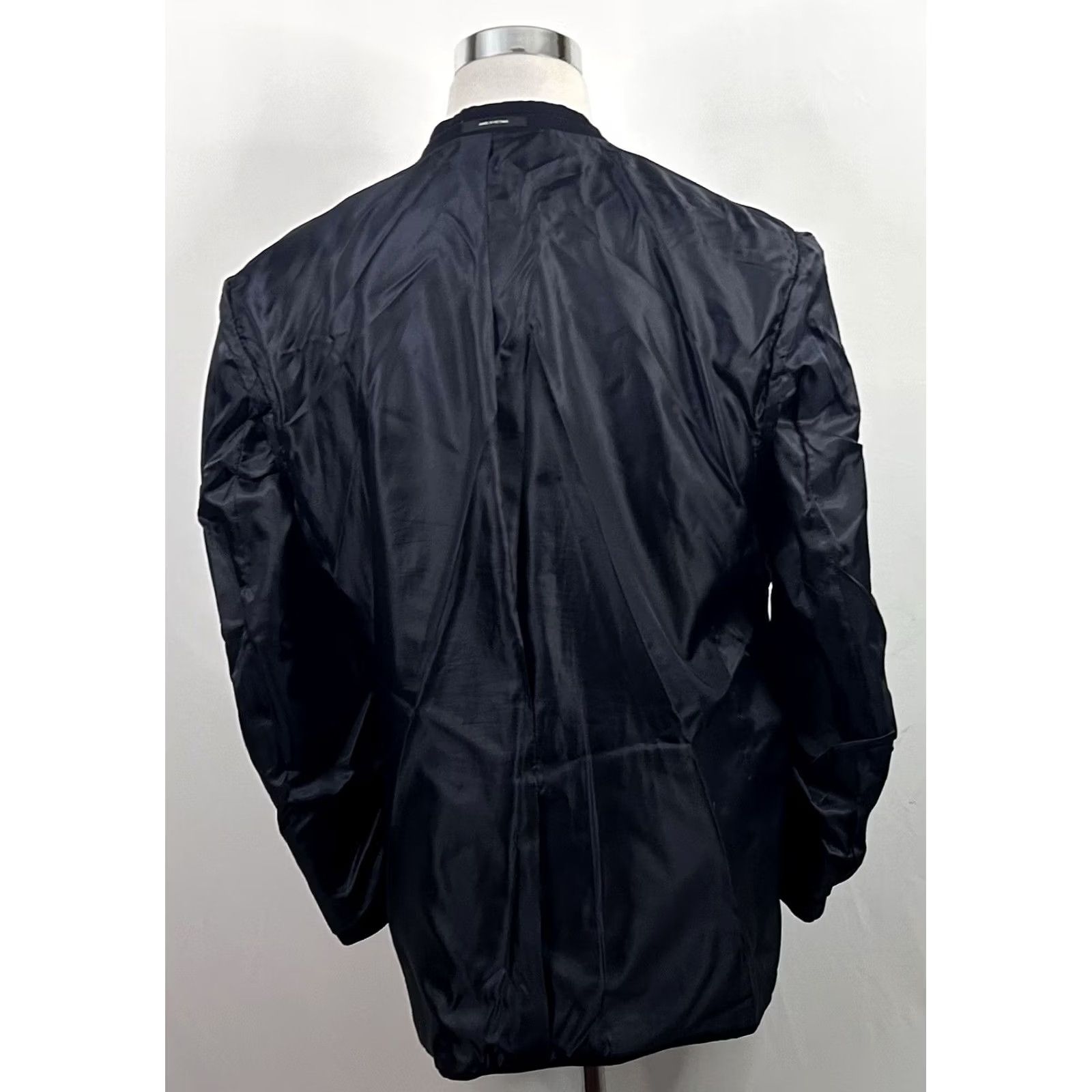 Alfani Alfani Sport Coat 44R Wool Black Three-Button Fully Lined Jacket/Vest Notch Lapel Mens Regular Size US XS / EU 42 / 0 - 8 Thumbnail