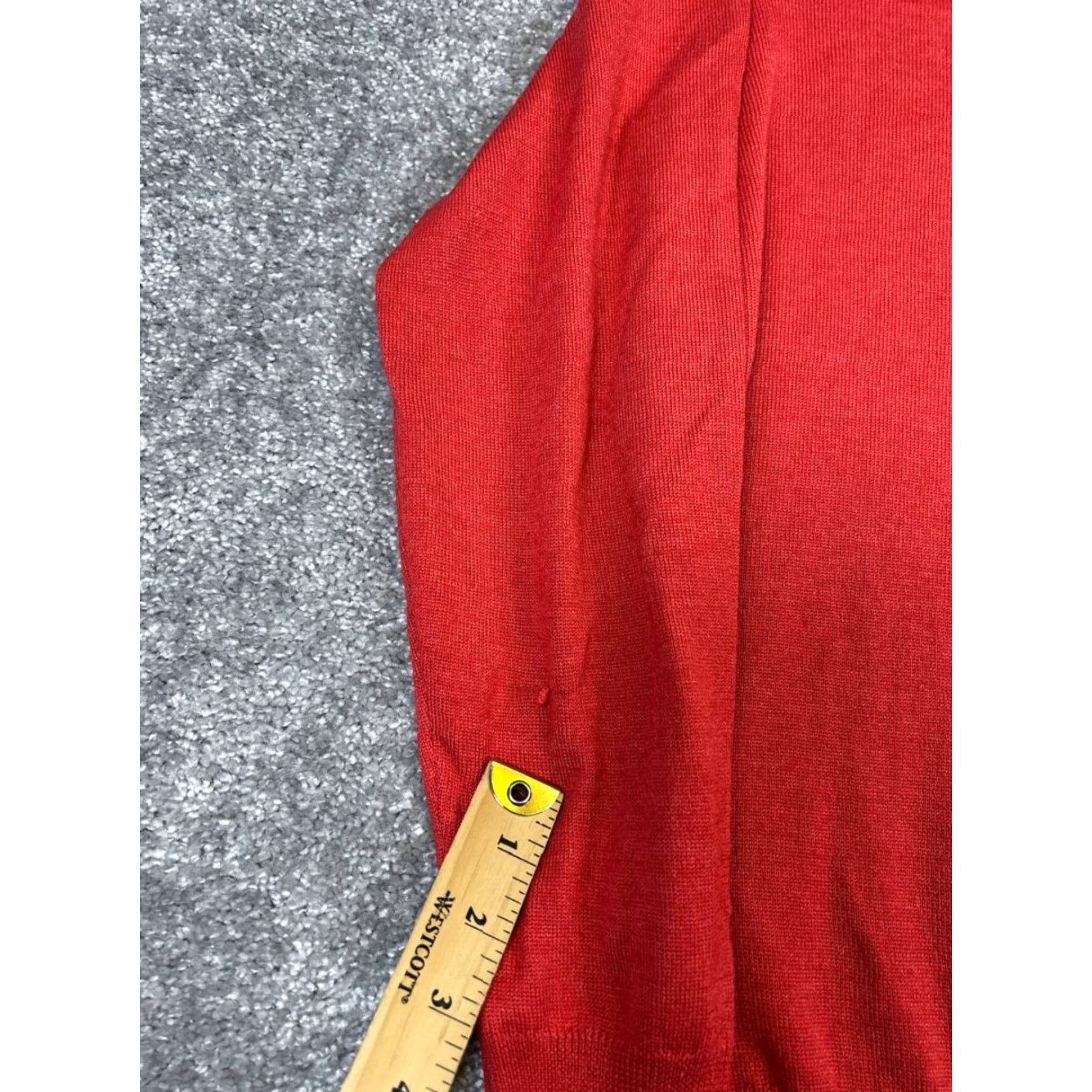Vintage David Cenci Sweater Mens Large Red Wool Knit Pullover Shirt Adults Red David Cenci Pullover Knit Wool Size US L / EU 52-54 / 3 - 5 Thumbnail