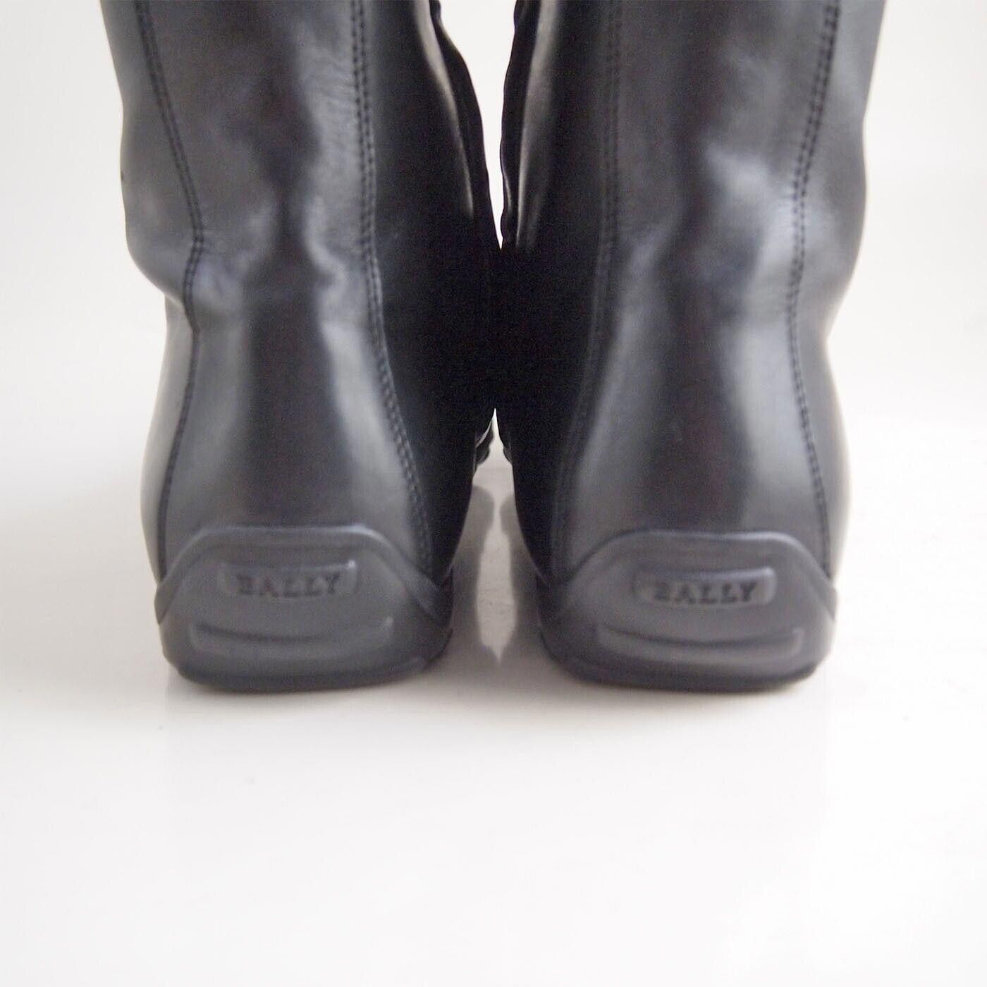 Bally Bally Magarita Boots Black Leather Size US 6.5 M EU 37 E Size US 6.5 / IT 36.5 - 6 Thumbnail