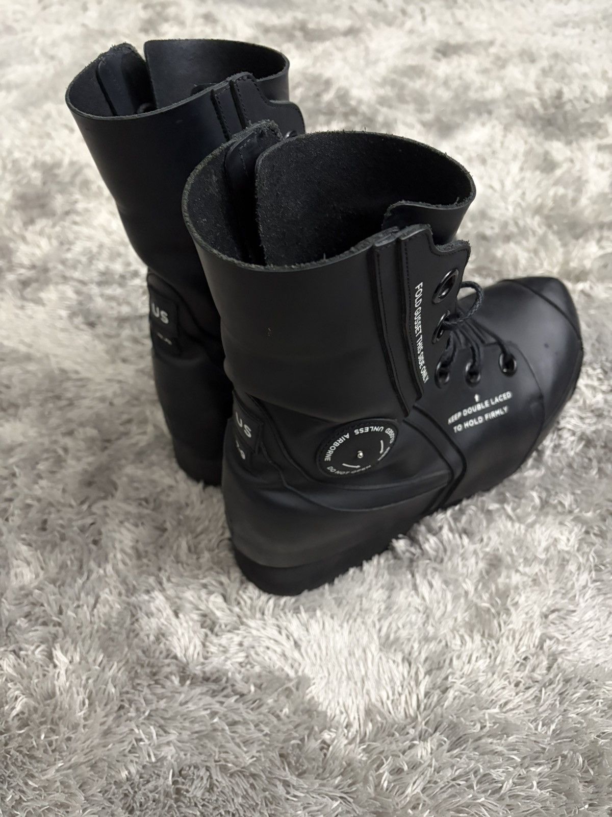 Takahiromiyashita The Soloist. AW19 BUNNY BOOTS Size US 9 / EU 42 - 6 Thumbnail