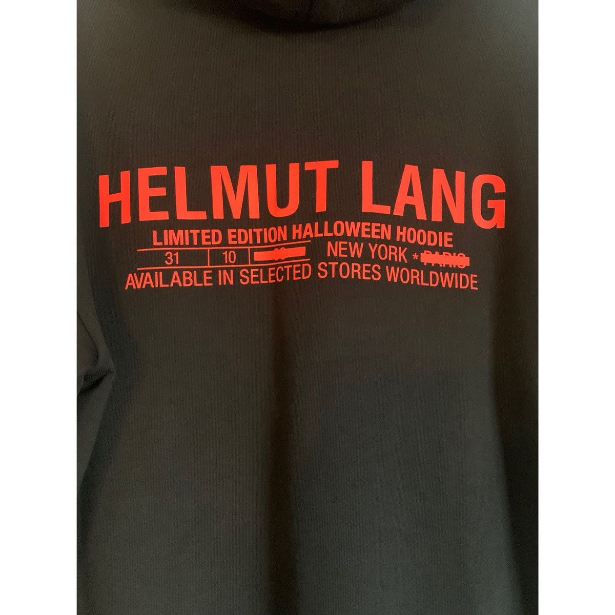 Helmut Lang HELMUT LANG LIMITED EDITION HALLOWEEN HOODIE Size US S / EU 44-46 / 1 - 4 Thumbnail