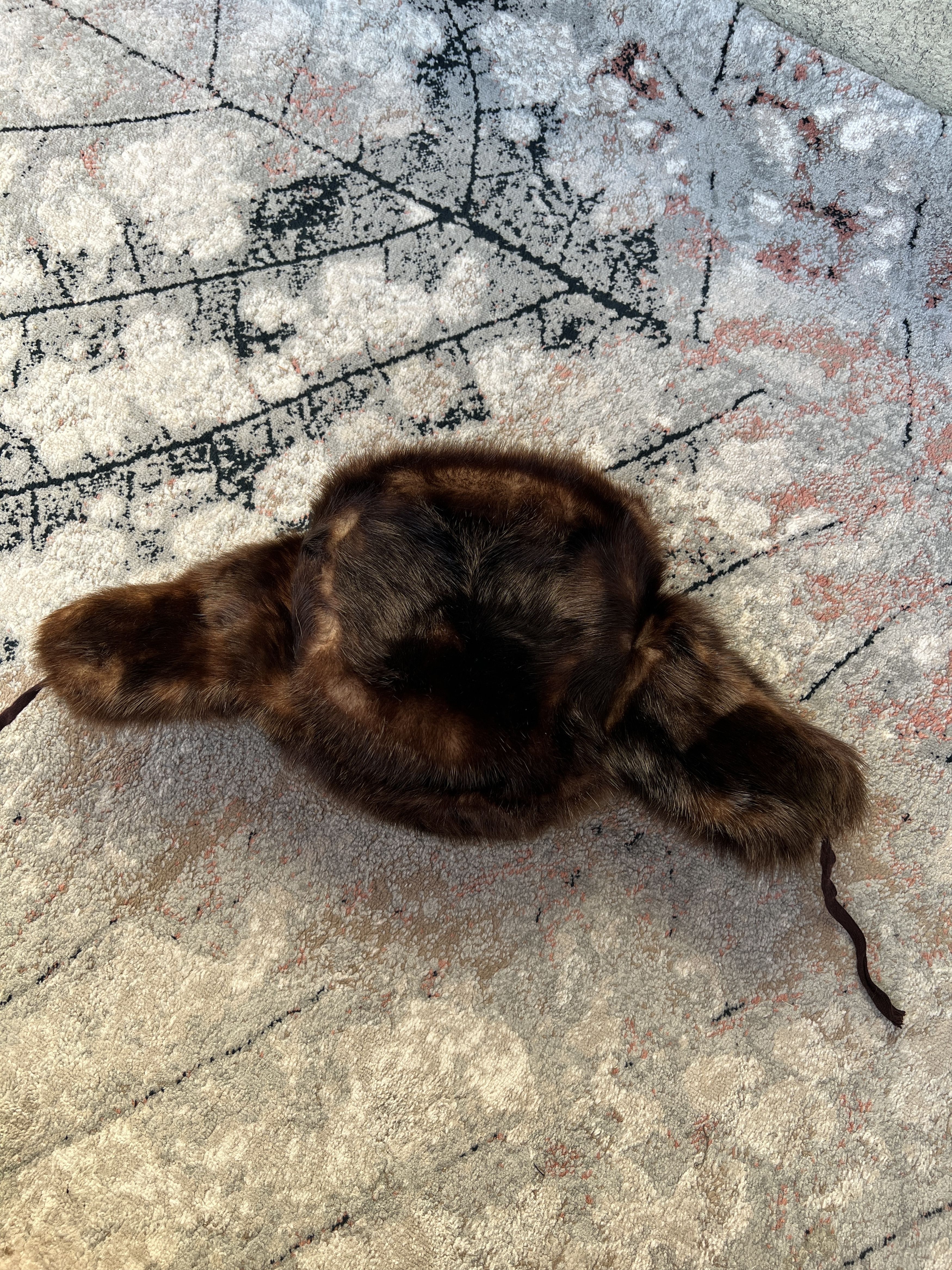 Vintage USSR Vintage Fur Hat Size ONE SIZE - 7 Thumbnail
